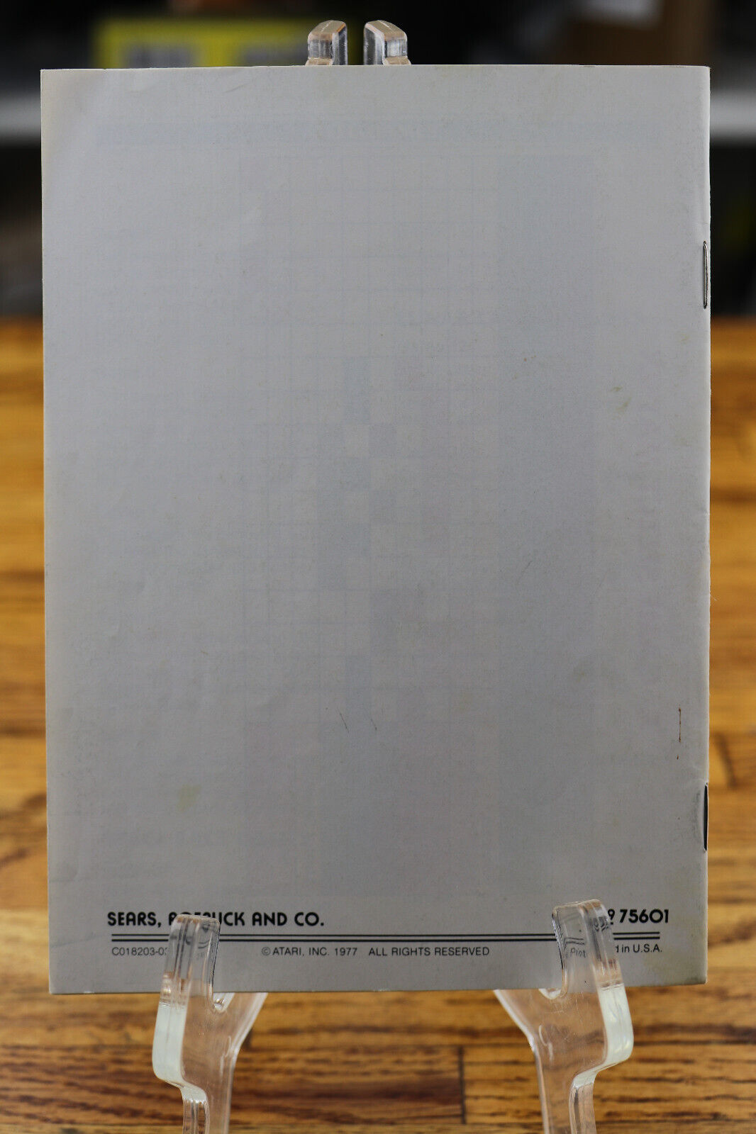 Video Arcade Outer Space 17 Game Instruction Manual ONLY no game See pic