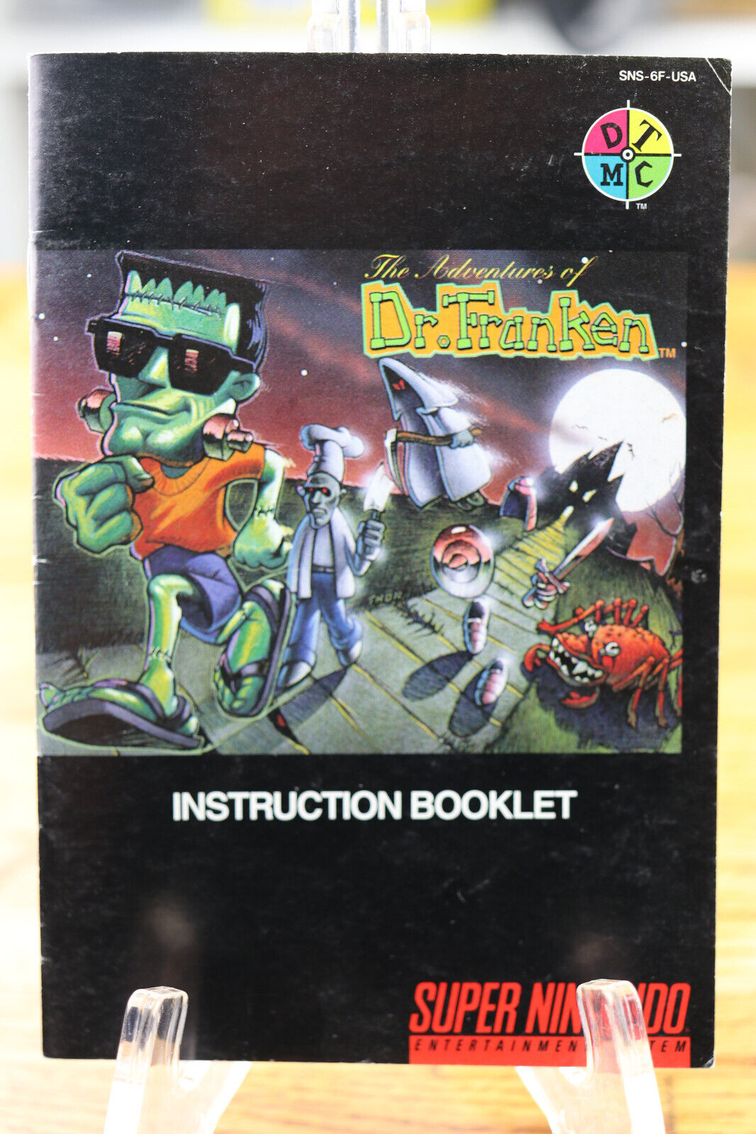 Dr Fraken and Other Super Nintendo Instruction Manual Only All Three