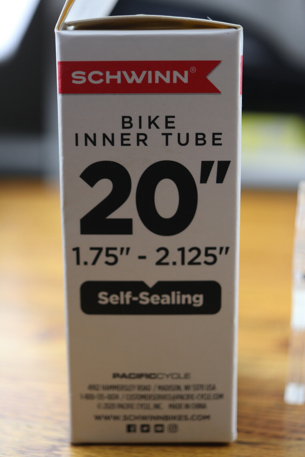 Schwinn 20” Bike Tire Tube 1.75" - 2.125" Schrader Valve - New Self Sealing