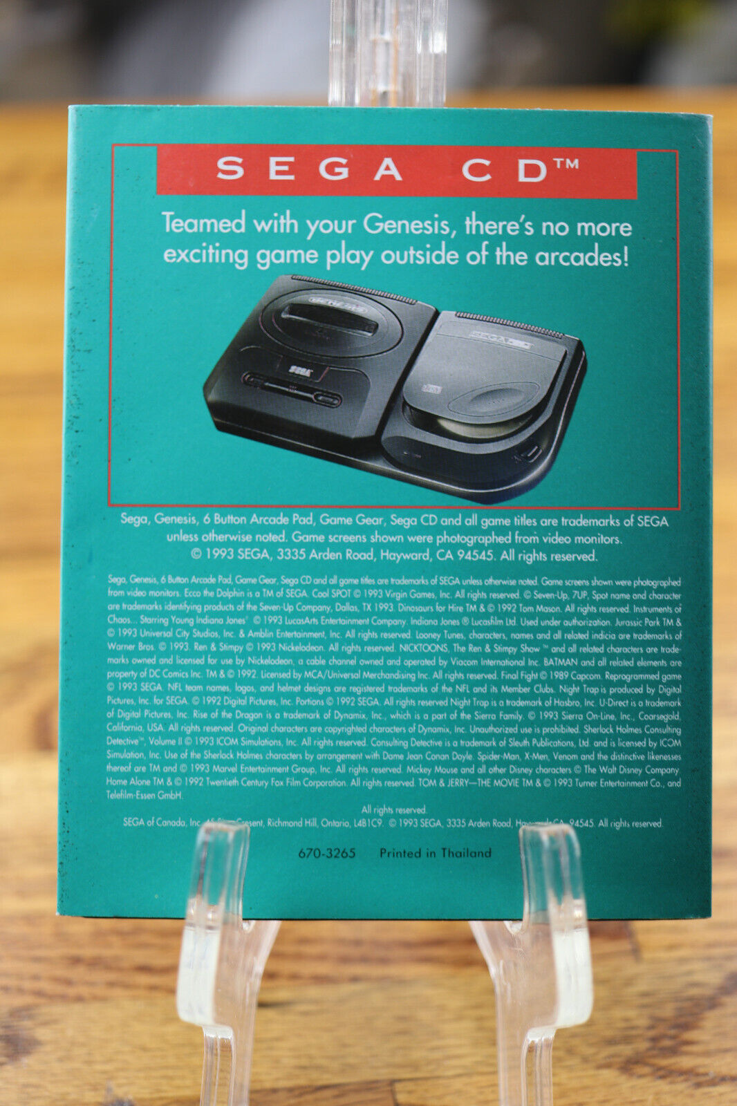 Sega welcome to the next level SEGA GENESIS INSTRUCTION MANUAL BOOKLET FOLD OUT