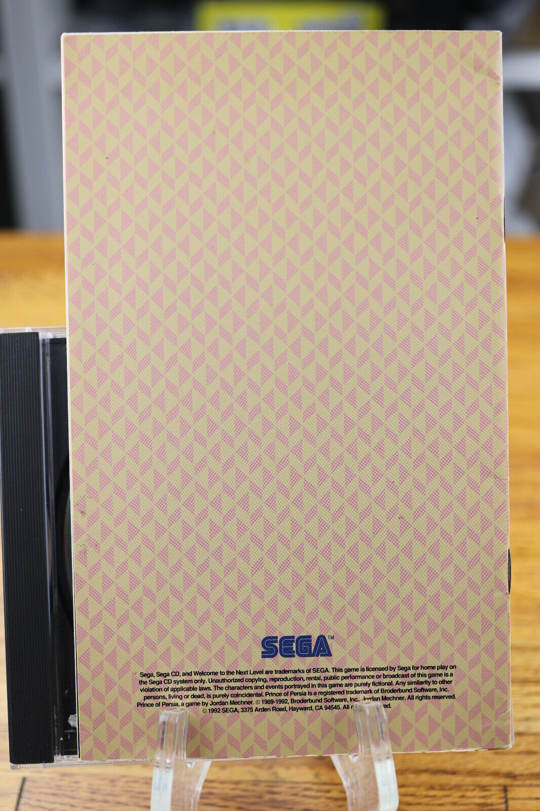 Prince of Persia and Instruction Manual - Tested for Sega CD Console
