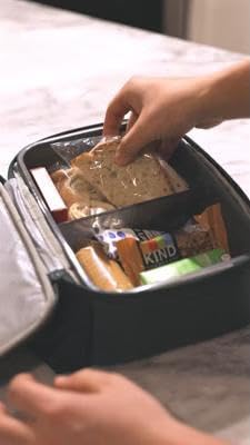 Upright Hardbody Lunch Box - Honey Suckle, Insulated Meal Holder for Office, School, Hiking