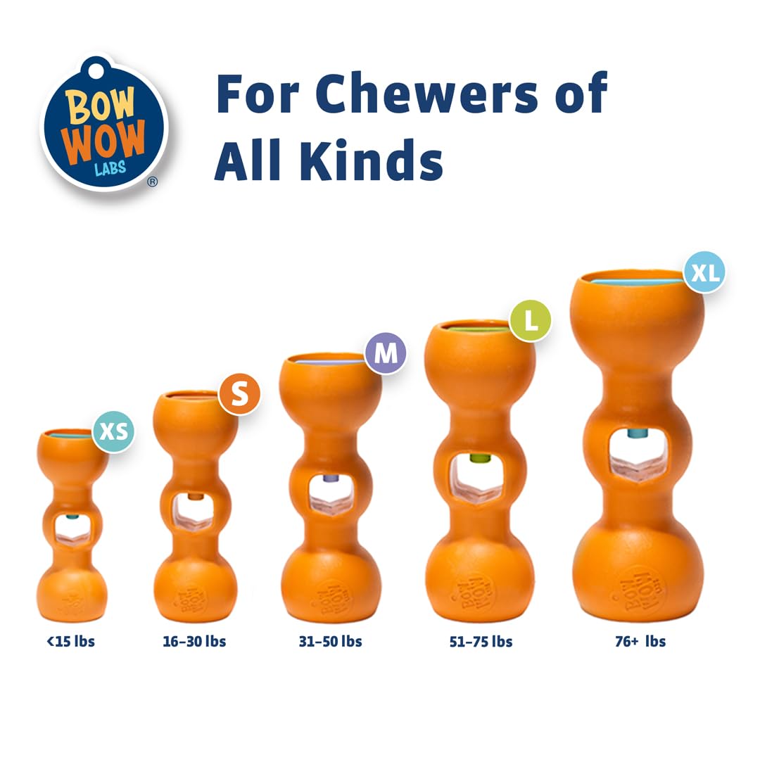 Bow Wow Labs Bow Wow Buddy Safety Device | Bully Stick Holder for Dogs | Made in The USA | Dishwasher Safe (M)