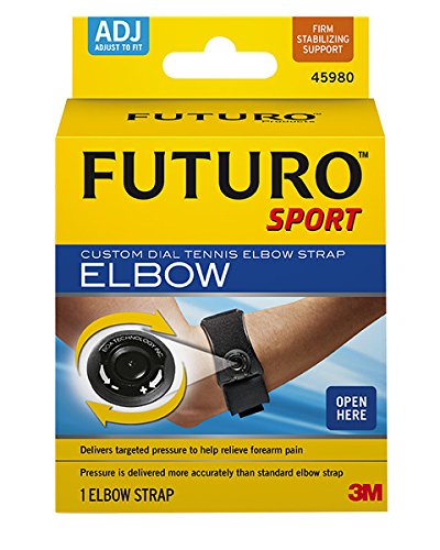 3M Futuro Sport Custom Dial Tennis Elbow Strap, Adjustable Size