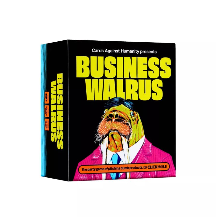 Cards Against Humanity Presents Business Walrus: The Party Game of Pitching Dumb Products • Written by ClickHole