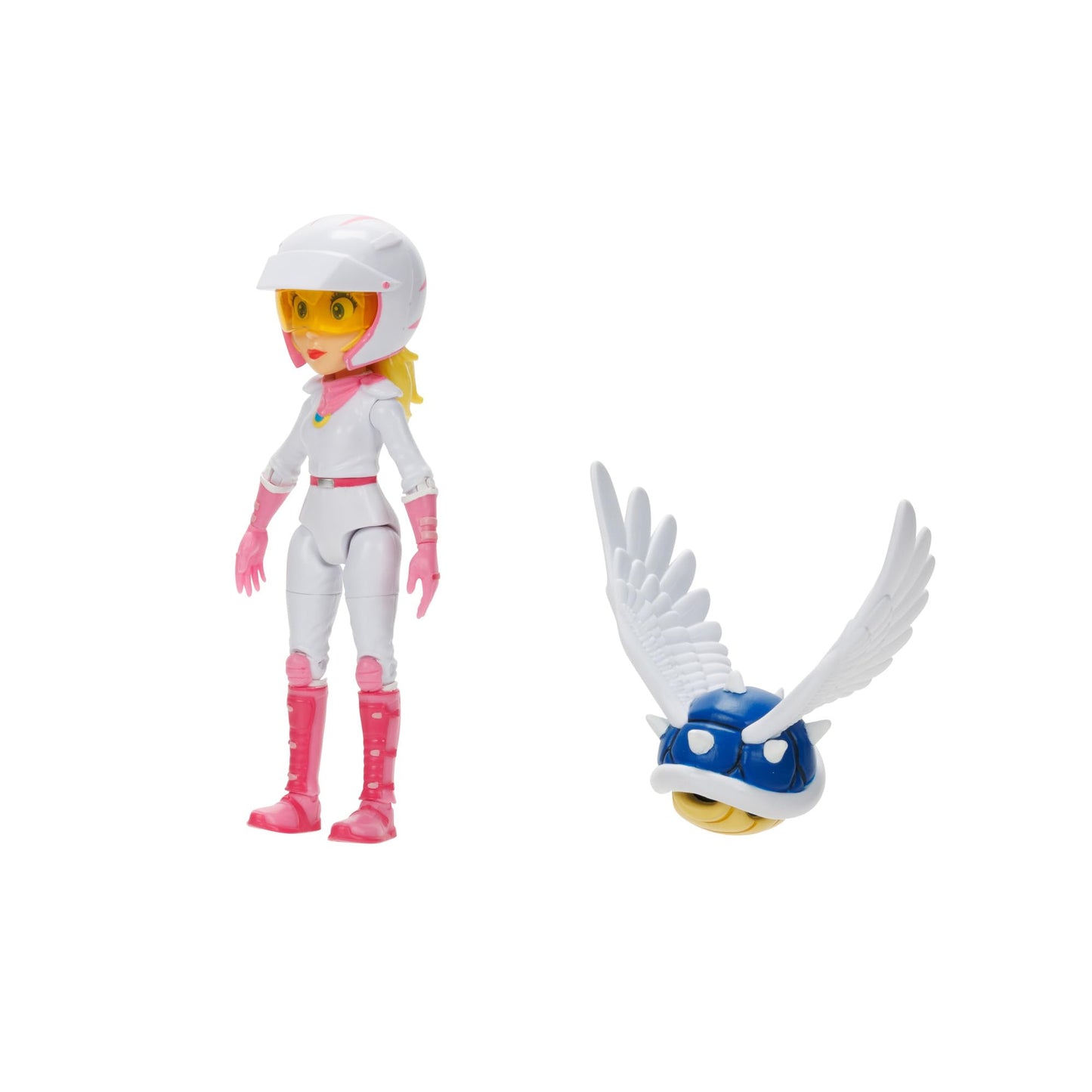 Super Mario Bros Movie Princess Peach Motorcycle Outfit with Spiny Blue Shell Accessory