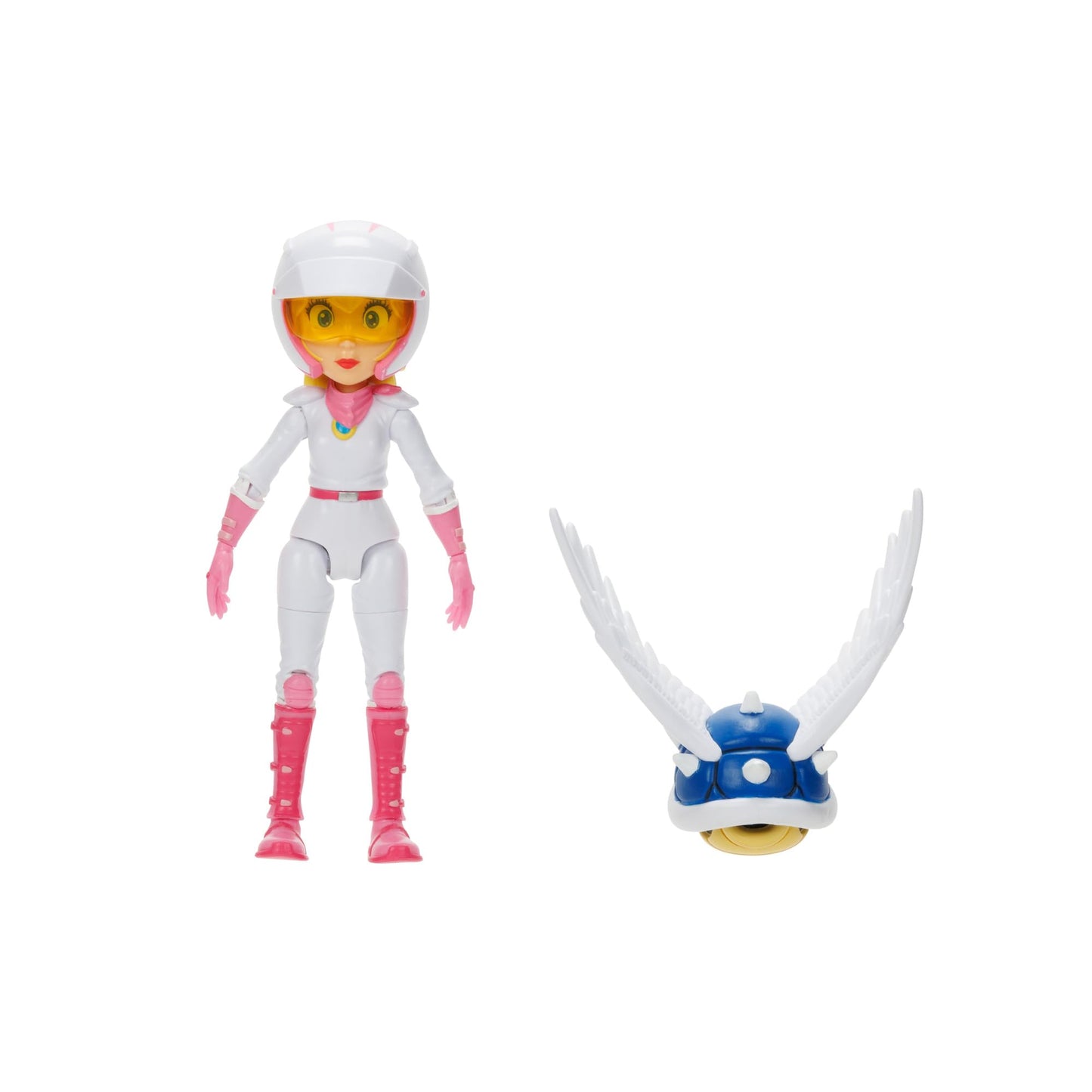 Super Mario Bros Movie Princess Peach Motorcycle Outfit with Spiny Blue Shell Accessory
