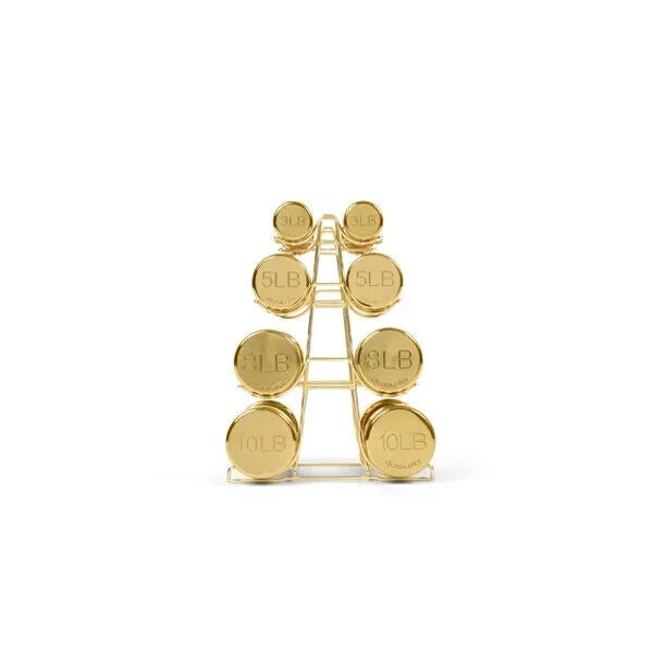 Blogilates 4 -Tier Weight Rack - Gold