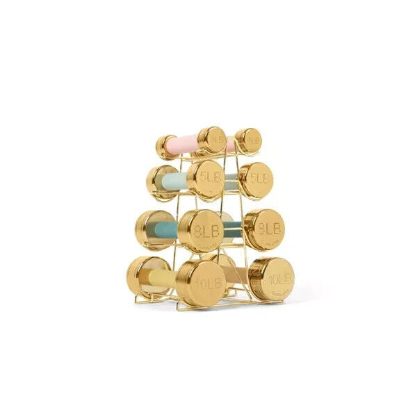 Blogilates 4 -Tier Weight Rack - Gold