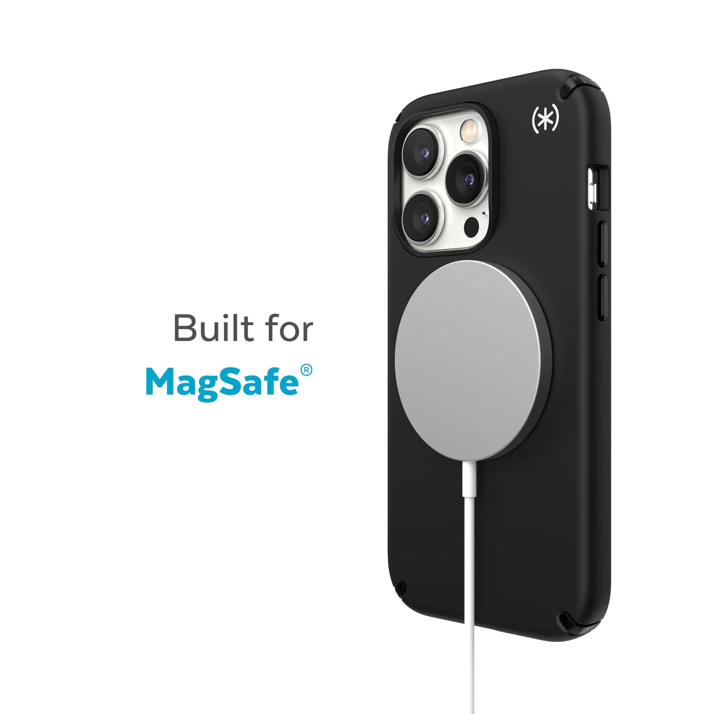 Speck iPhone 14 Pro Case-Presidio2 Pro-MagSafe-Charcoal/Cool Bronze