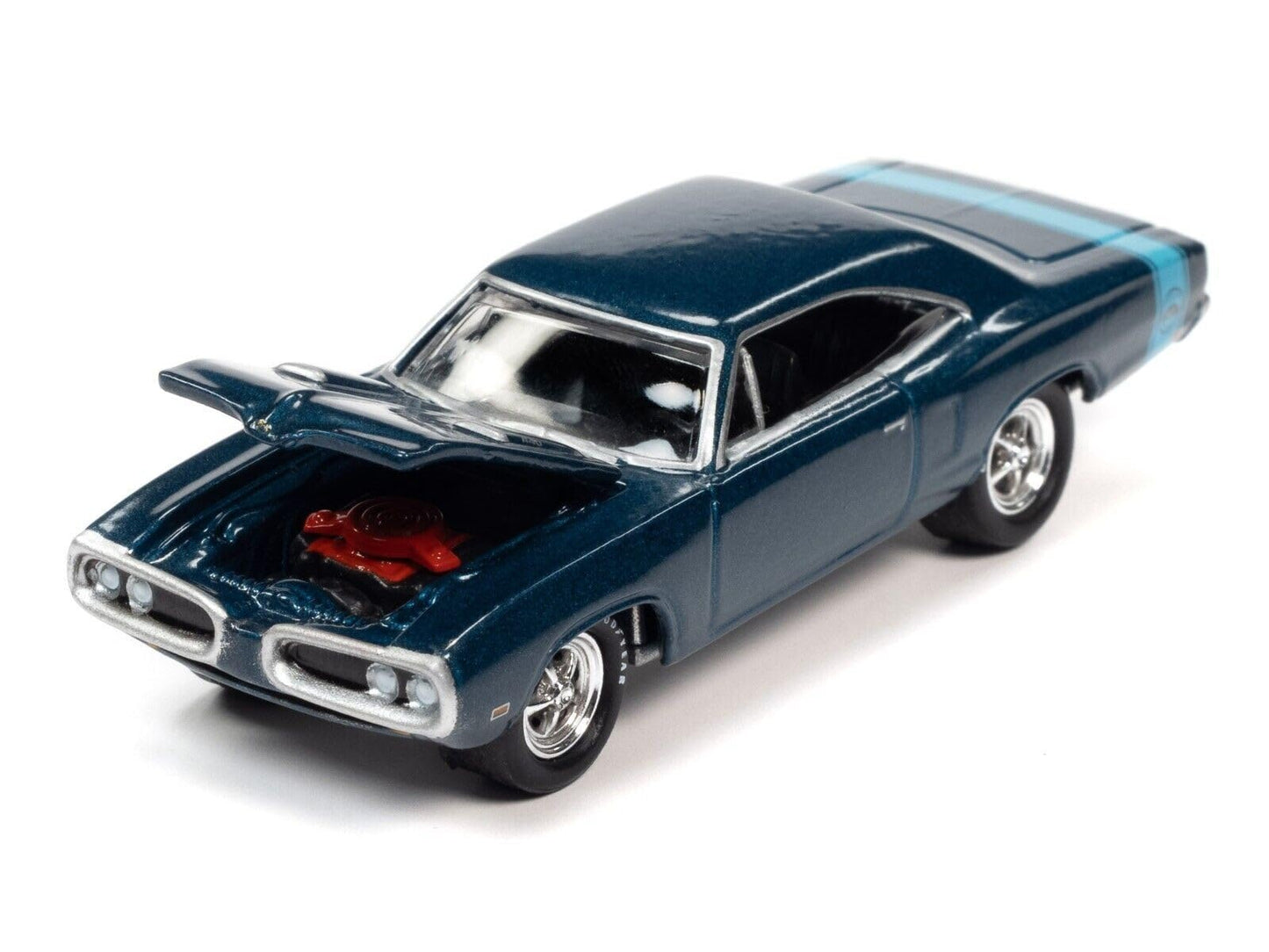 Johnny Lightning JLMC029 Muscle Car VER B 1970 Dodge Coronet Super Bee Blue Poly