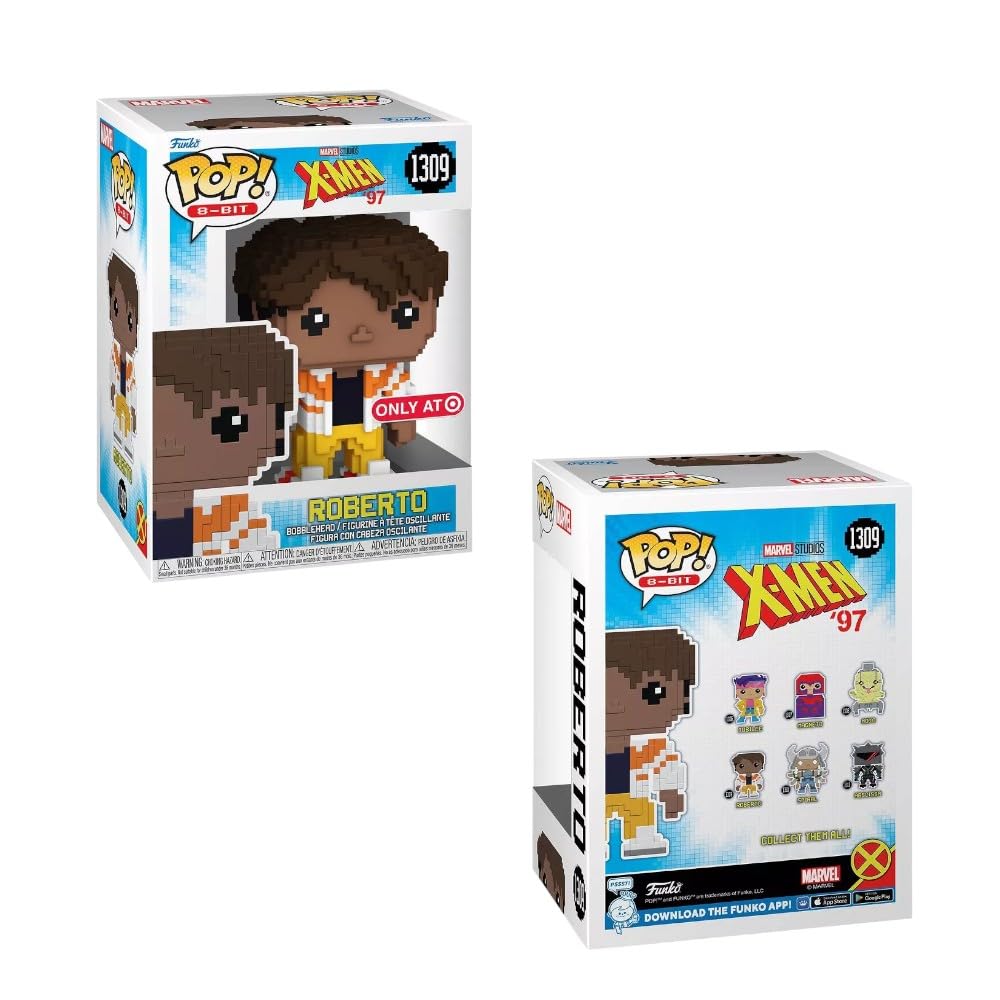 Funko Pop 8-Bit X-Men '97 Roberto Vinyl Figure # 1309