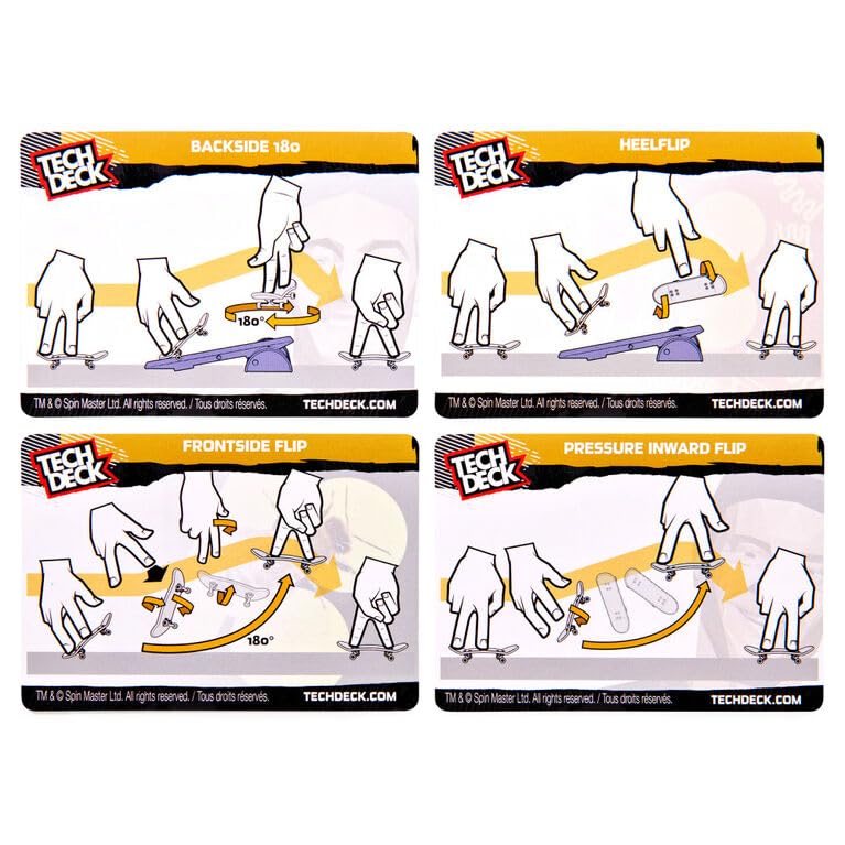 Tech Deck Vs Series Plan B Skateboards Fingerboard, Obstacle and Challenge Card Set