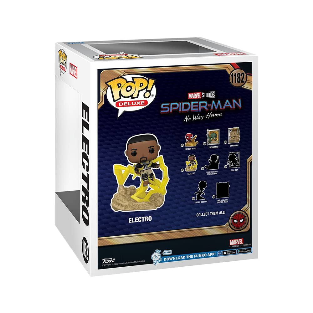 Funko Pop! Deluxe: Spider-Man: No Way Home - Electro Final Battle Series Build-A-Scene Special Edition Exclusive