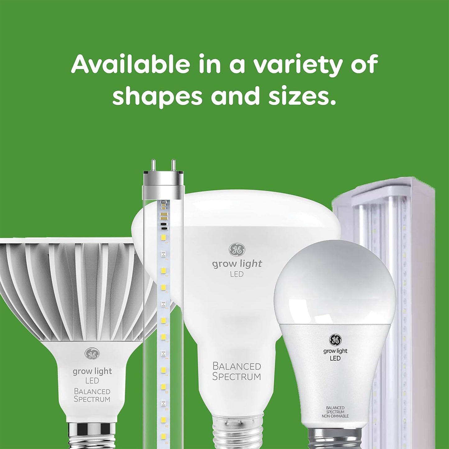 GE Grow LED Light Bulbs for Fruits and Flowers, PAR38 Outdoor Floodlight, 30 Watts, Medium Base
