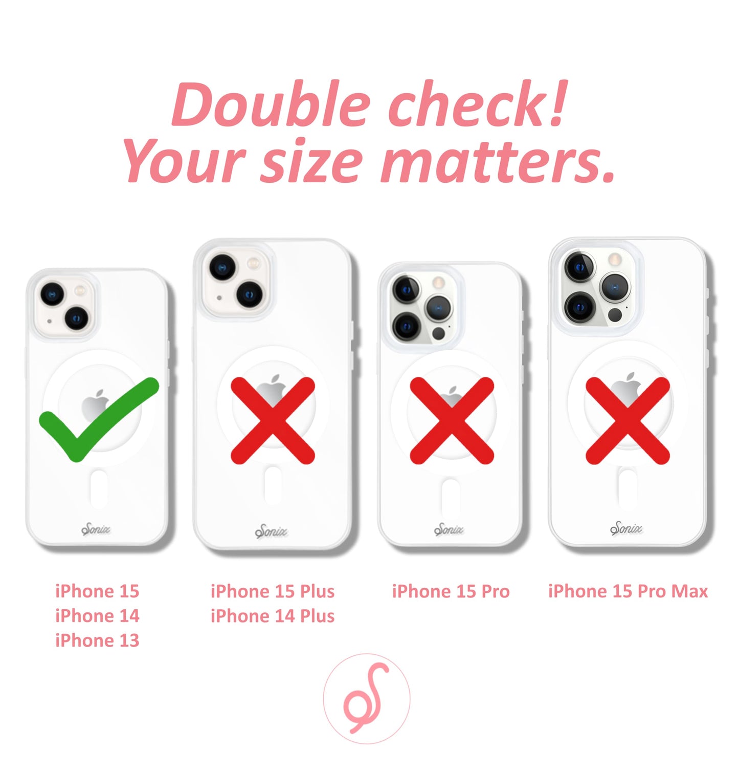 Sonix Case for iPhone 15, 14, 13 | Compatible with MagSafe | 10ft Drop Tested | Bahama Palm Leaves