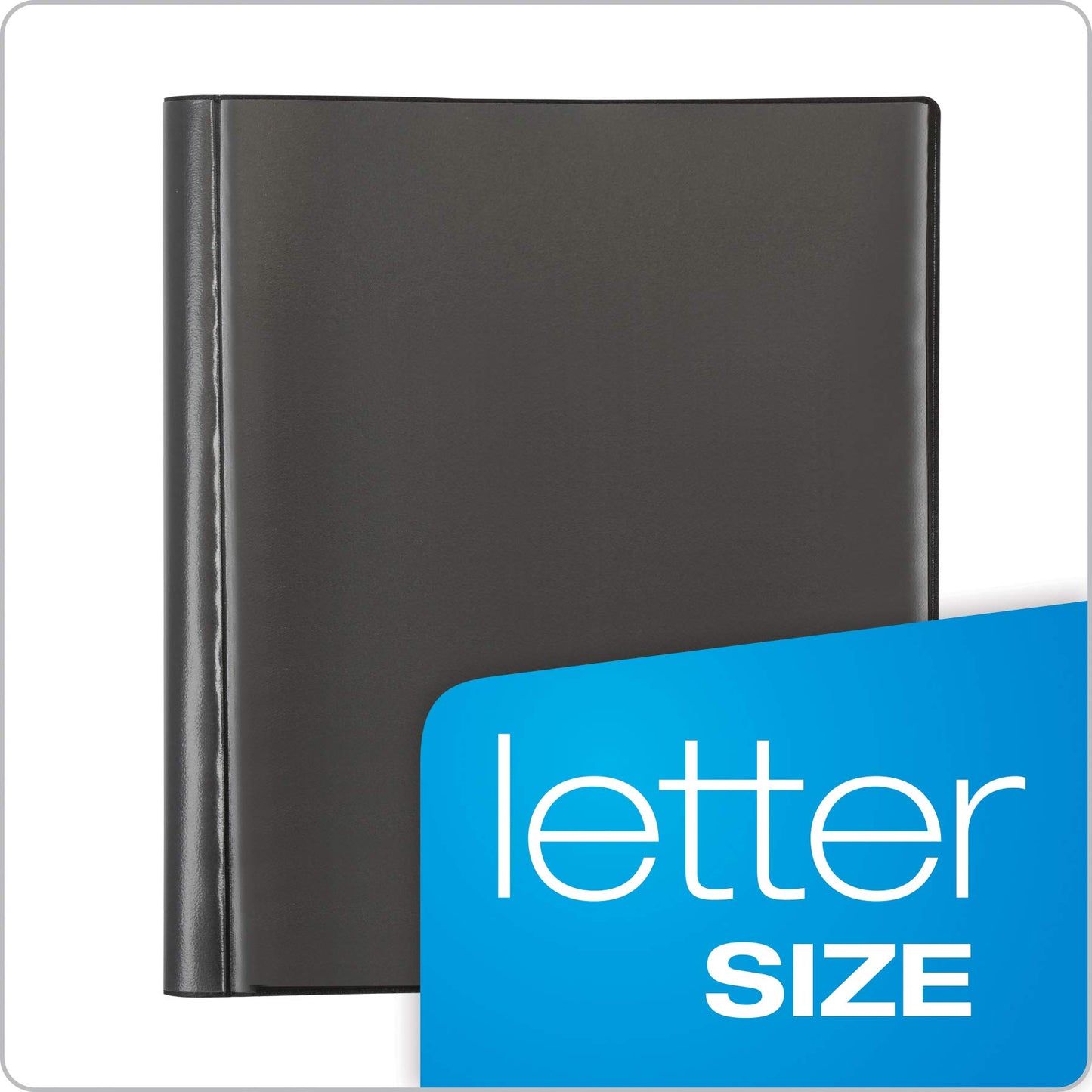 Cardinal Custom ShowFile Presentation Book, 12 Pockets, Holds 24 Letter-Size Sheets, Customizable Cover, Black (50132CB)