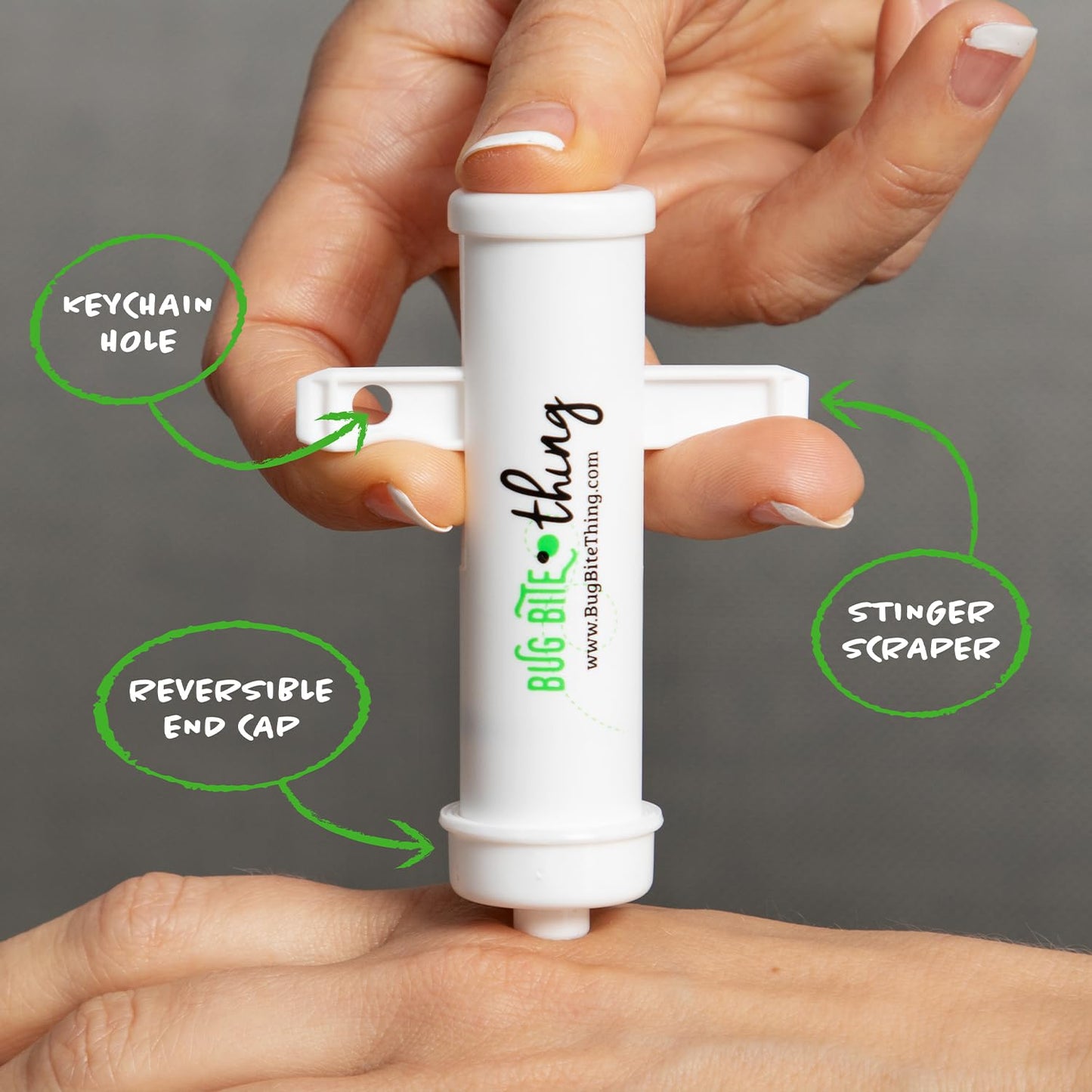 BUG BITE THING Suction Tool - Bug Bites and Bee/Wasp Stings, Natural Insect Bite Relief - 1-pack/Sea Glass