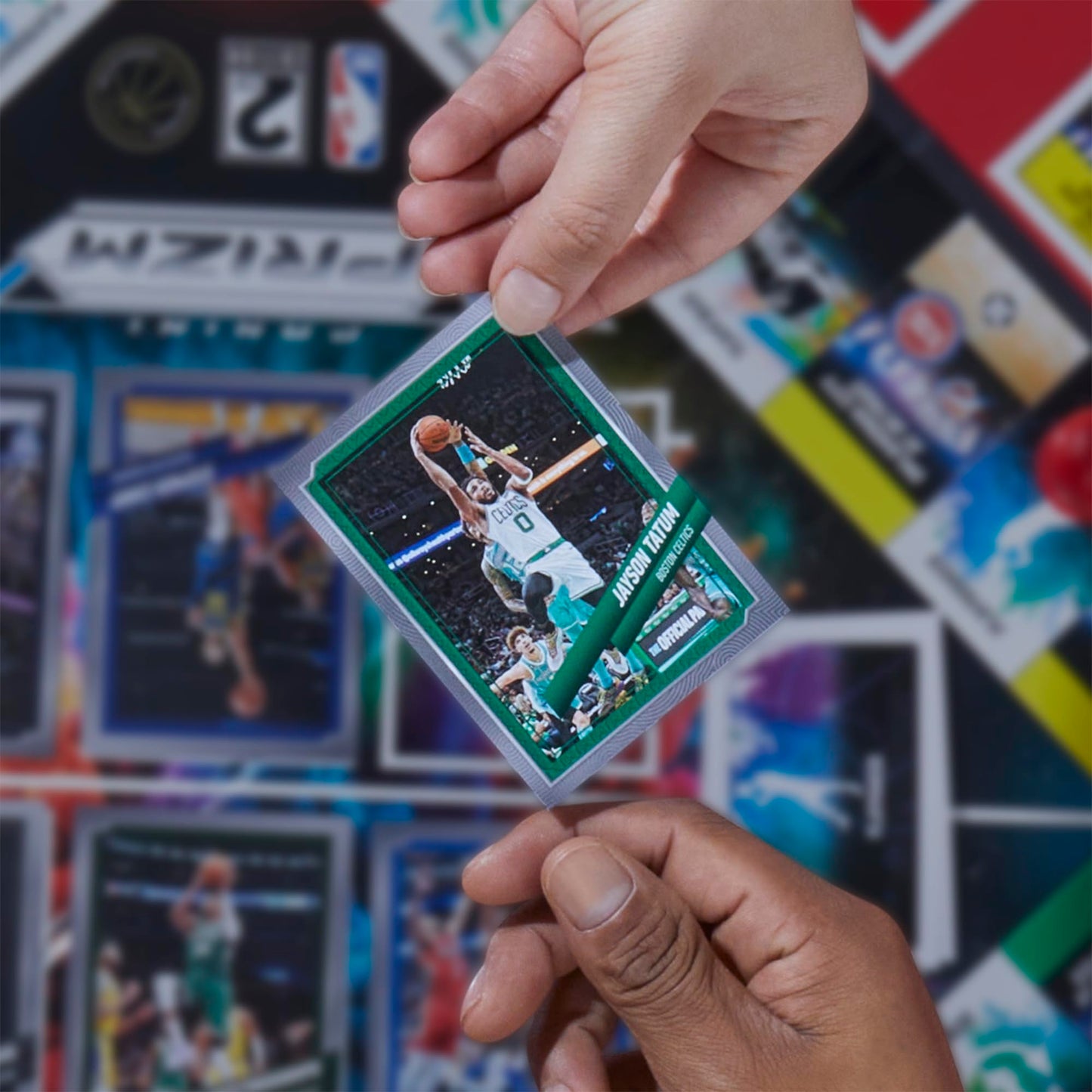 Monopoly Prizm: NBA 2nd Edition Board Game with 2023-24 Panini NBA Trading Cards, Ages 8+