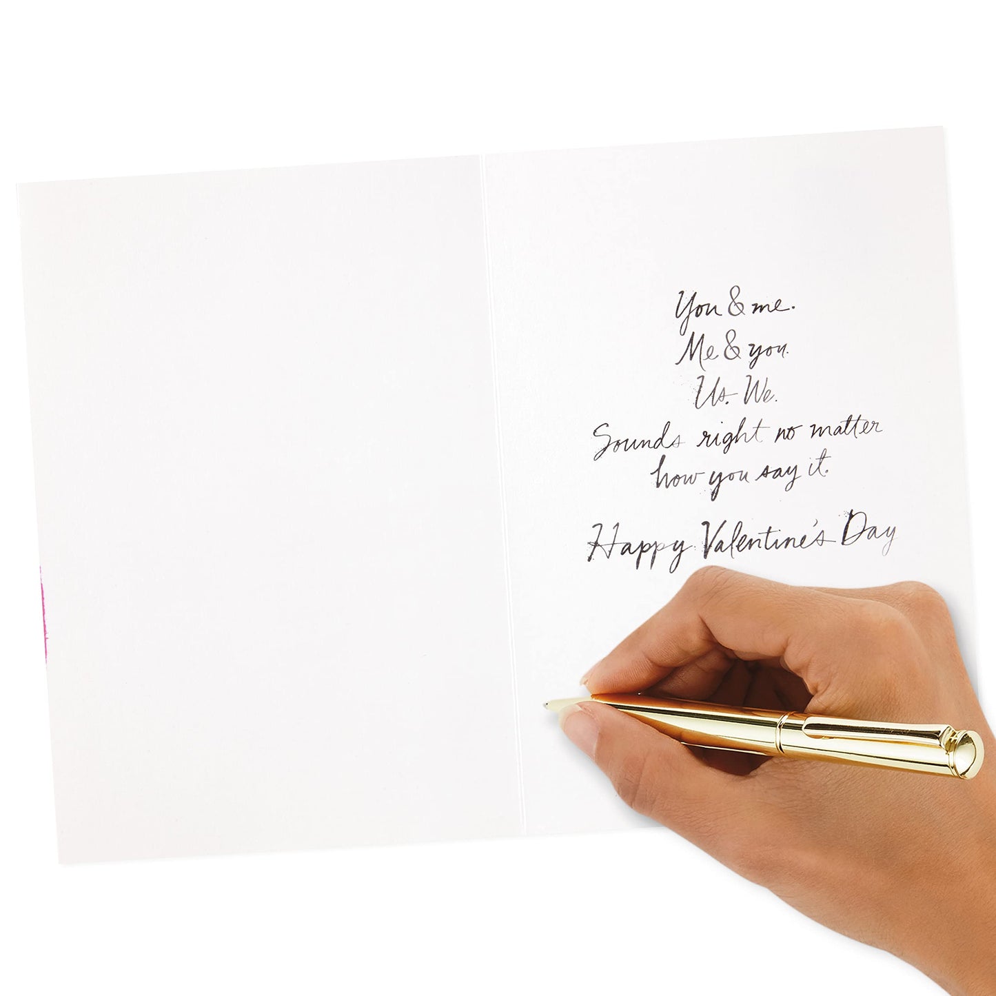 Hallmark Signature Valentine's Day Card for Significant Other (Laser-cut Wood You and Me)