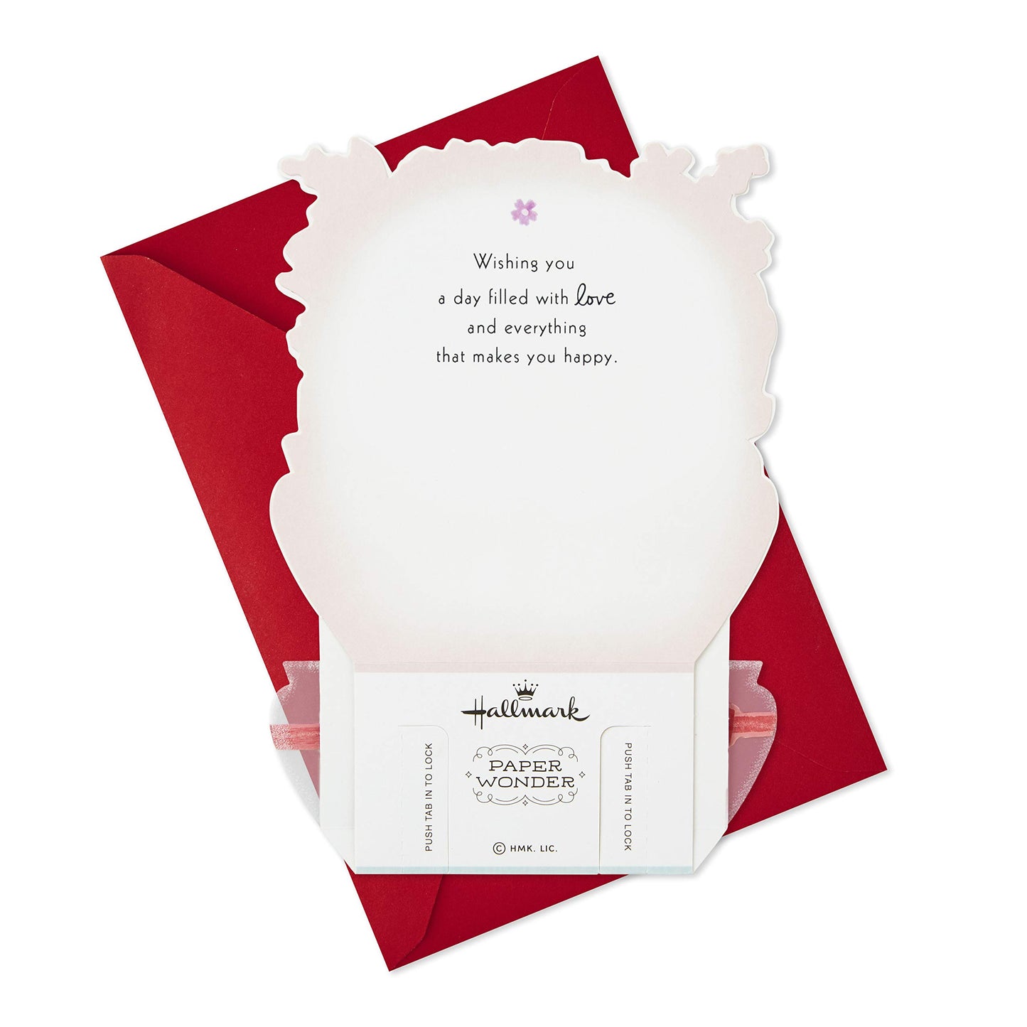 Hallmark Paper Wonder Displayable Pop Up Valentines Day Card (Flowers Valentine)