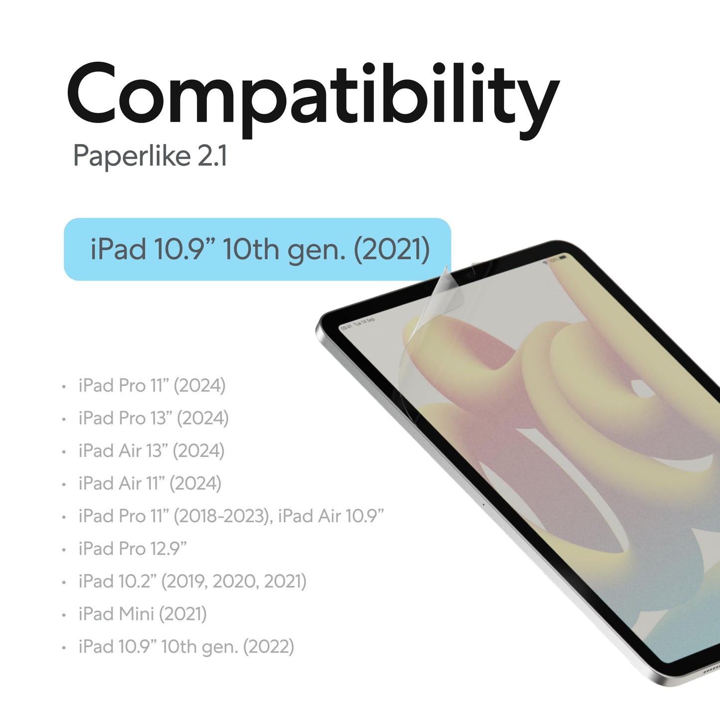Paperlike 2.1 Screen Protector 2-pack for iPad 10.9" 10th Gen (2022)