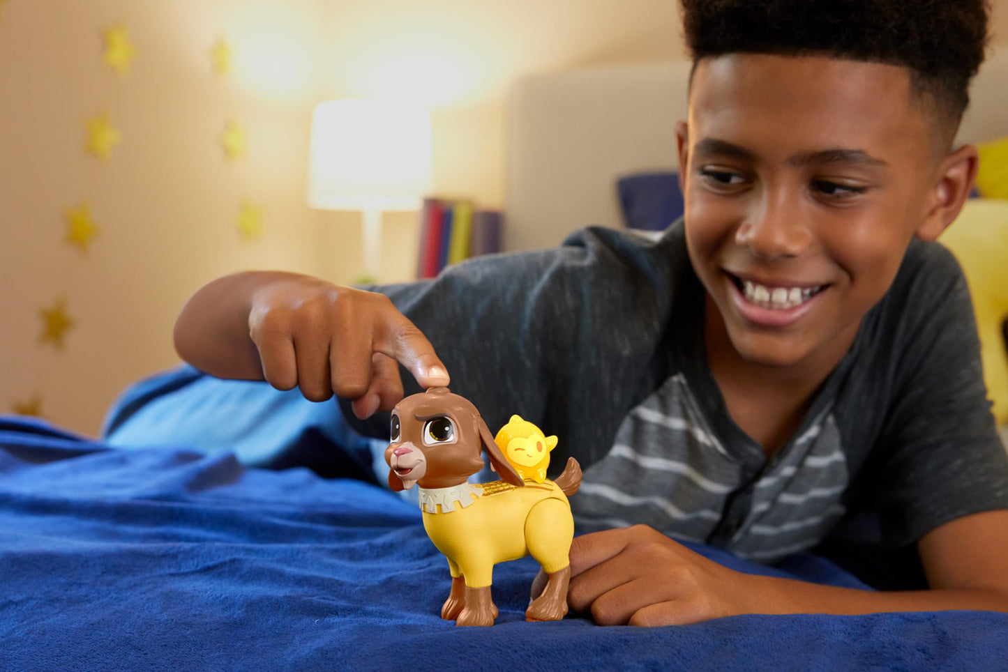 Mattel Disney Wish Dolls, Talking Valentino & Star Set, Goat Figure Speaks 10+ Sounds & English Phrases & Bends Back Legs, Inspired by The Movie