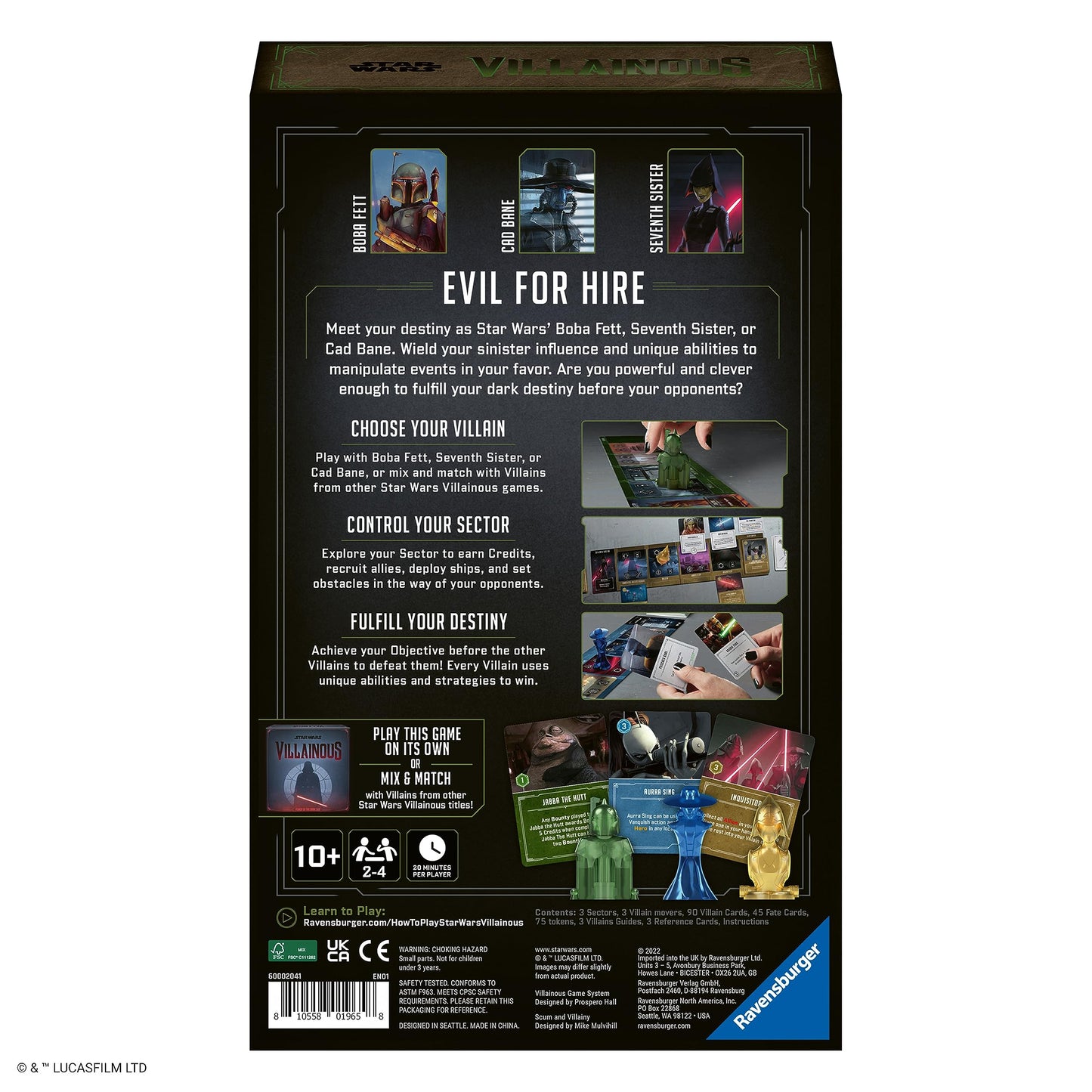 Ravensburger Star Wars Villainous: Scum and Villainy Board Game