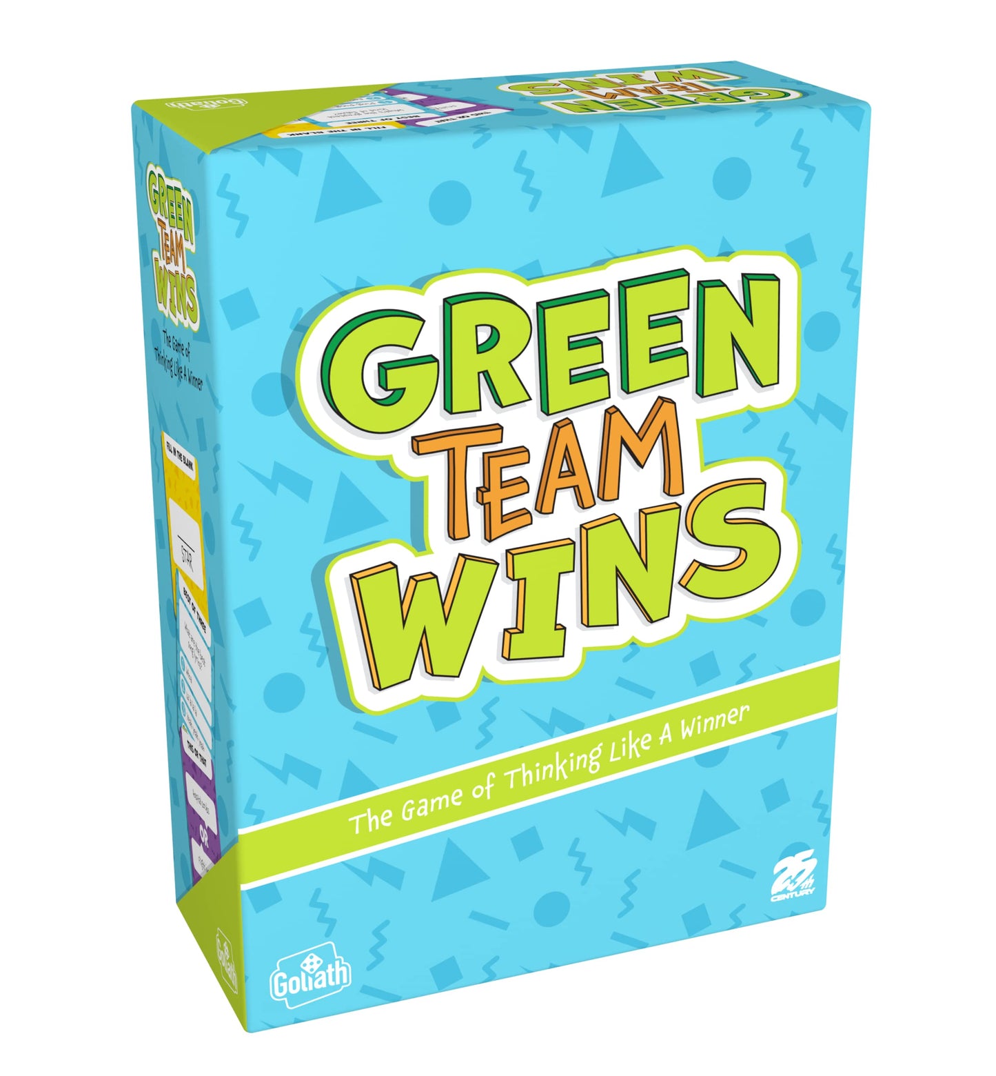 Goliath Green Team Wins Game - Guess Most Common Answers to Win - Kids & Adults Ages 10+
