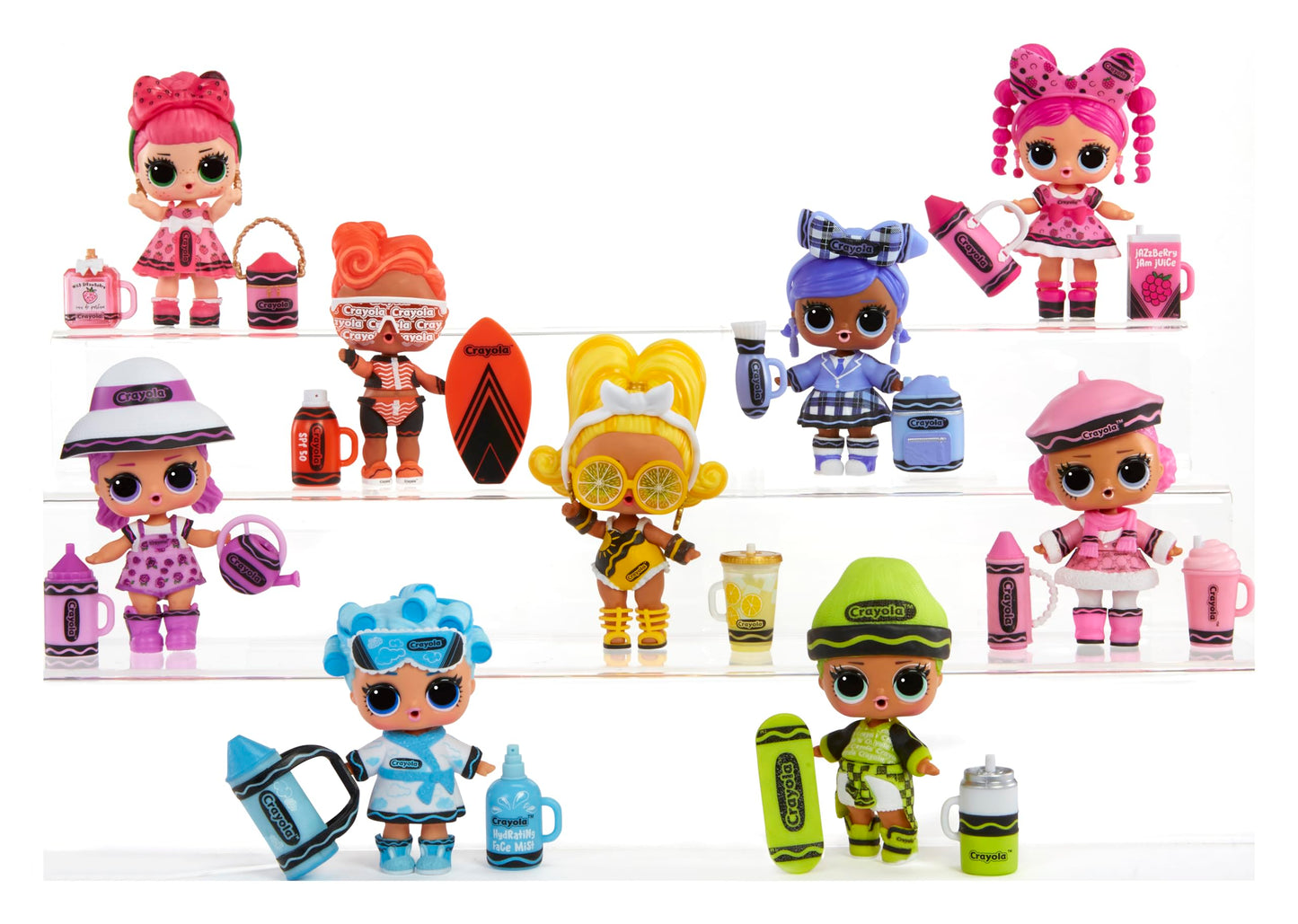 LOL Surprise Loves CRAYOLA Tots with Collectible Doll, 7 Surprises, Crayon Dolls, Limited Edition, Girls Age 3+
