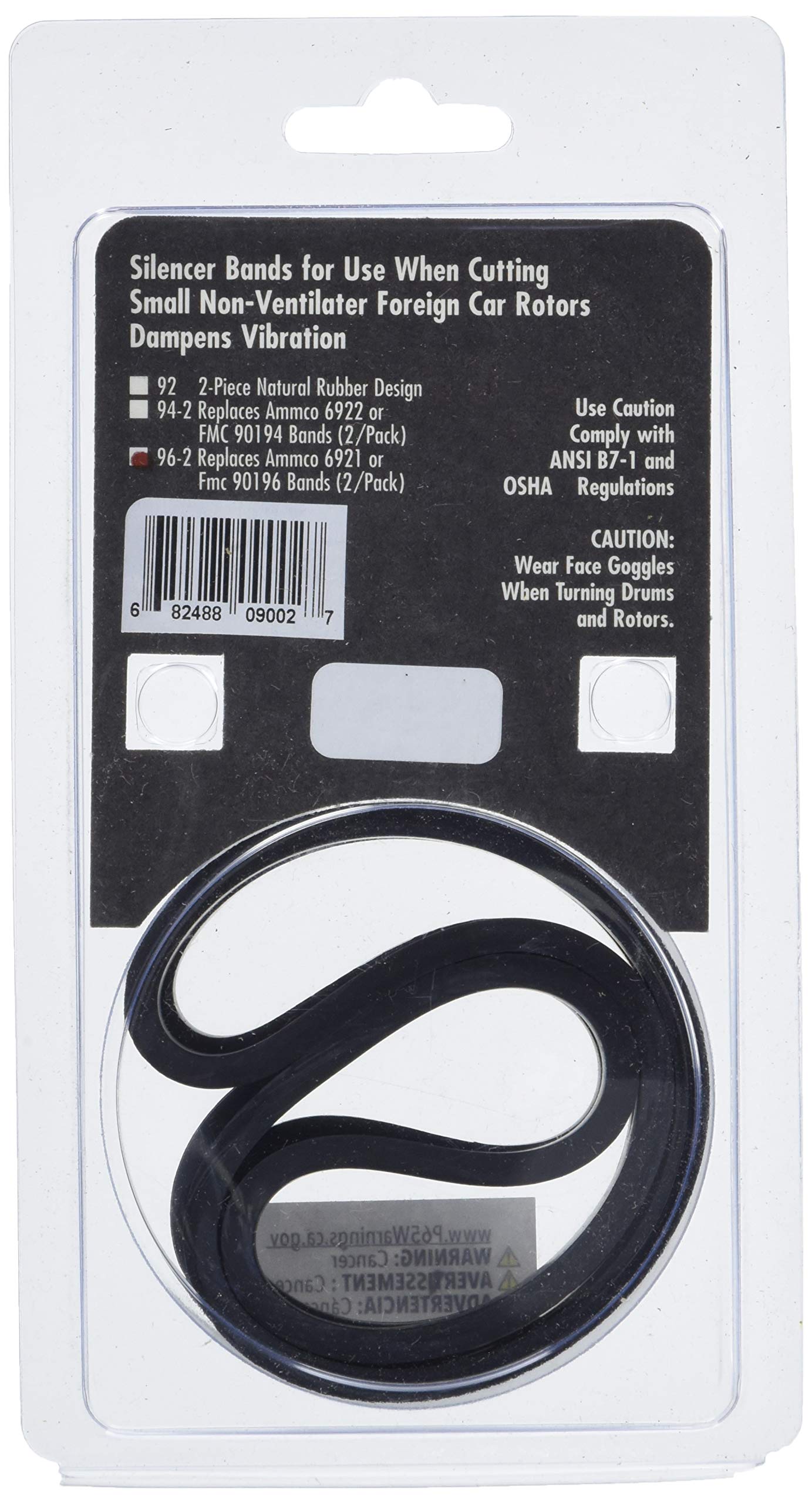 Shark Industries Ammco Style Neoprene Silencer - Small 6.5" Diameter - 2 Pk