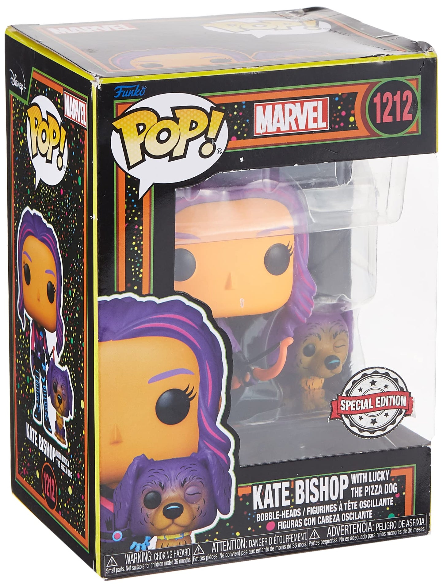 Funko POP TV: Hawkeye - Kate Bishop & Lucky w Lucky The Pizza Dog Vinyl 1212