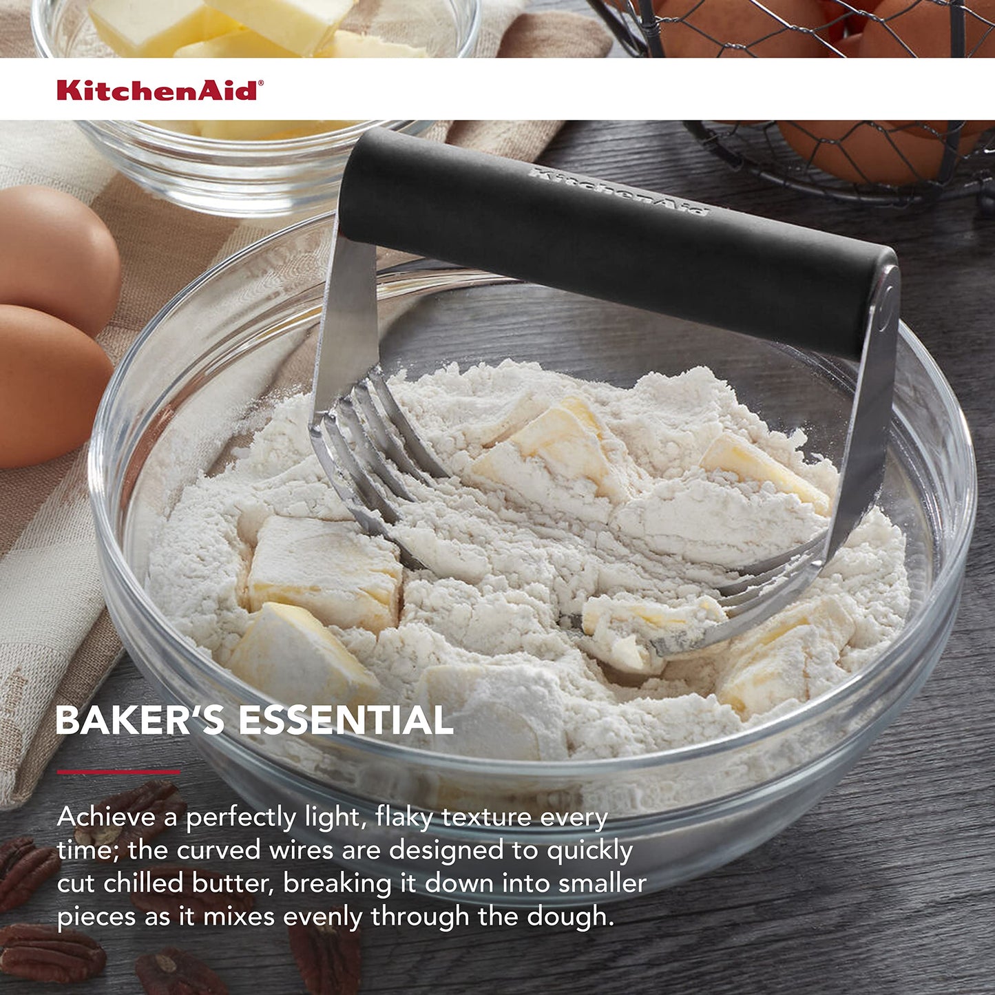 Kitchenaid Gourmet Pastry Blender in Black with Stainless Steel Blades