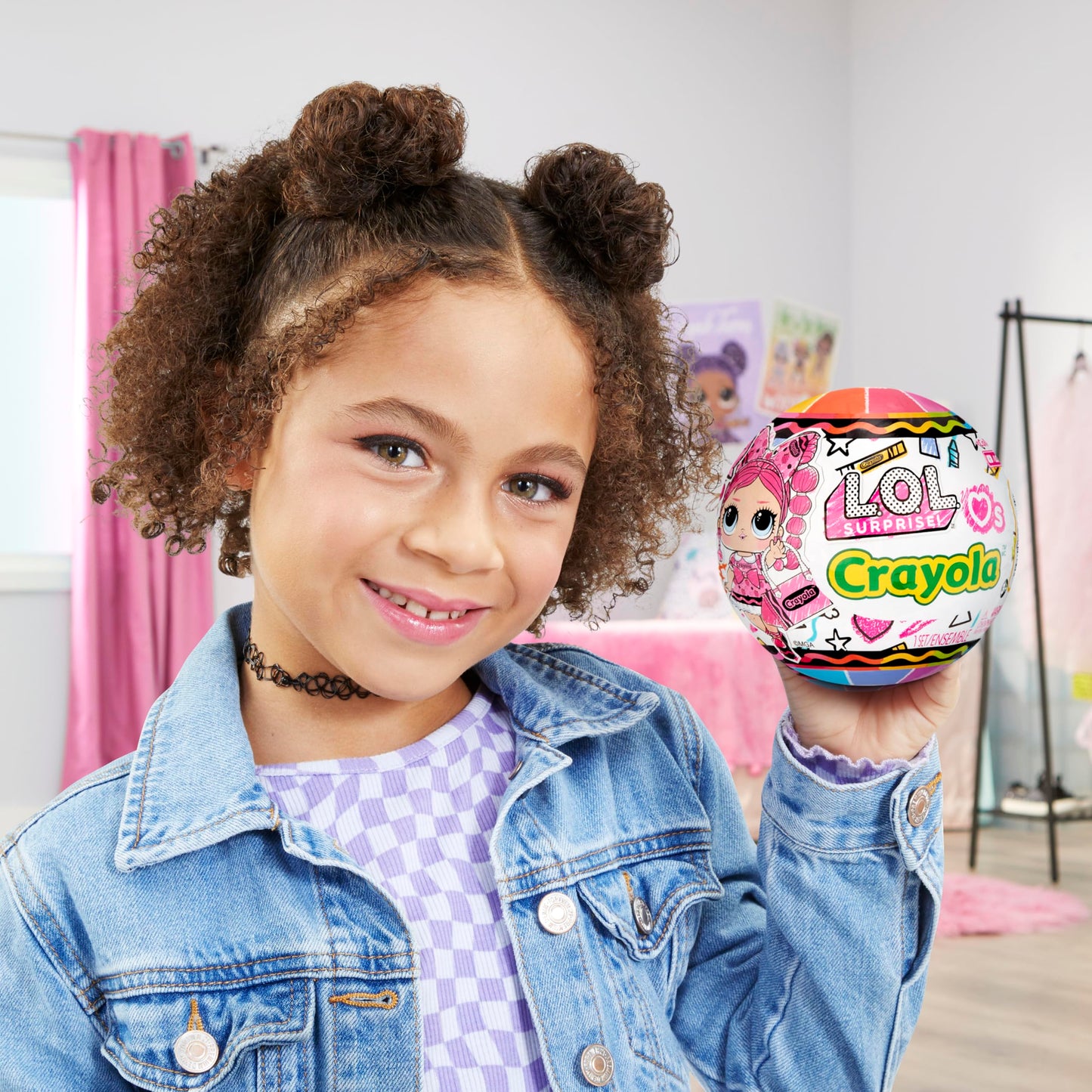 LOL Surprise Loves CRAYOLA Tots with Collectible Doll, 7 Surprises, Crayon Dolls, Limited Edition, Girls Age 3+