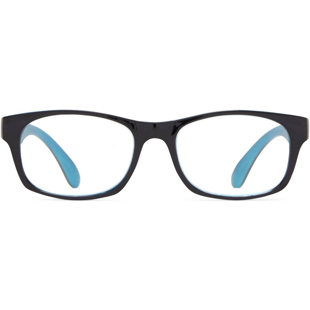 ICU Eyewear Screen Vision Rectangle Reading Glasses - Turquoise +1.25