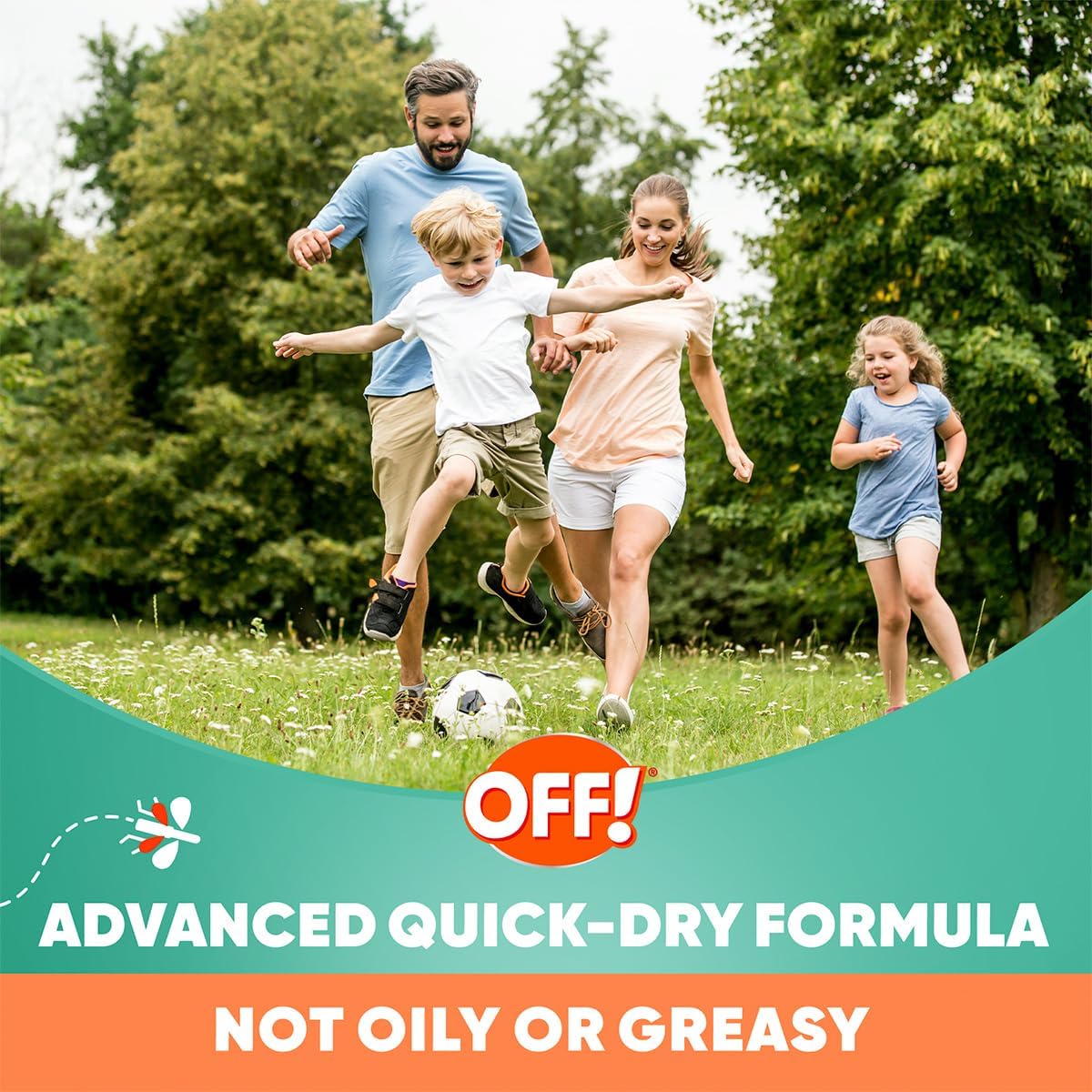 OFF! FamilyCare Insect Repellent I Smooth and Dry Aerosol Bug Spray 6 oz (2 Pack)
