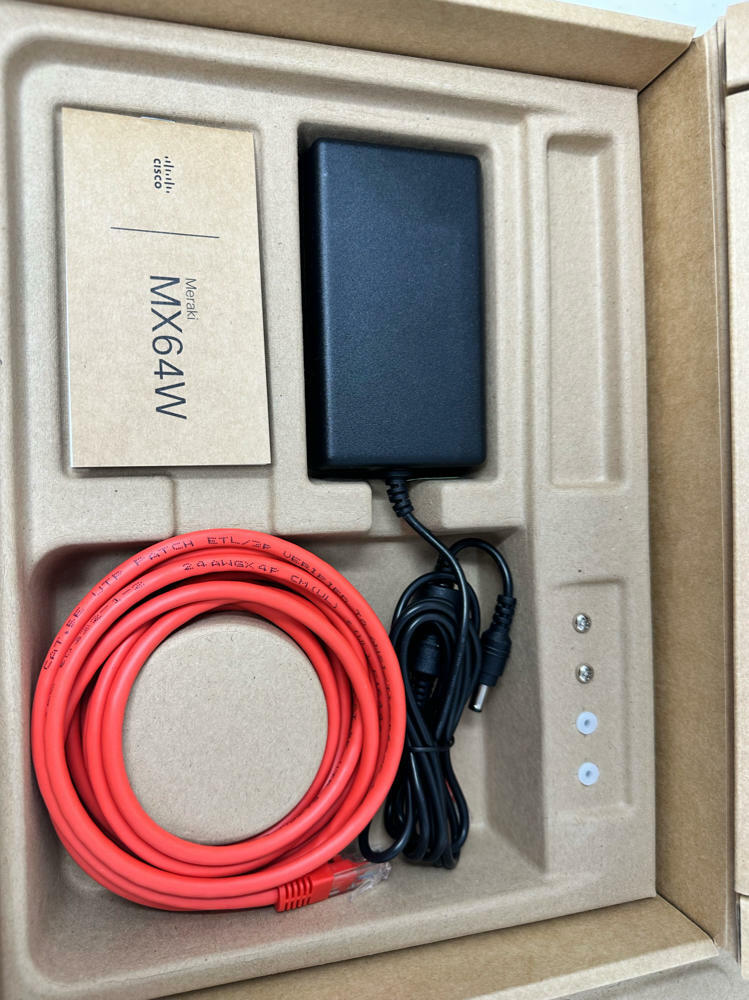 Cisco Meraki MX64W Cloud Managed Security Appliance w/AC Adapter