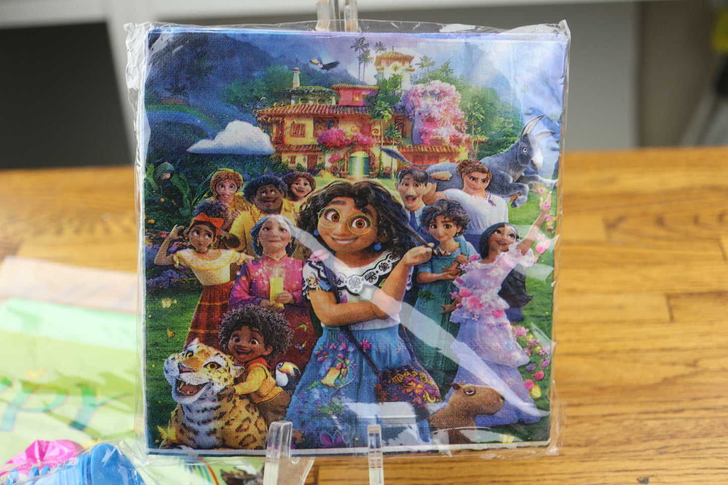 121 Pcs Encanto Birthday Party Supplies Tablecloth Plate Fork Spoon Knife Napkin