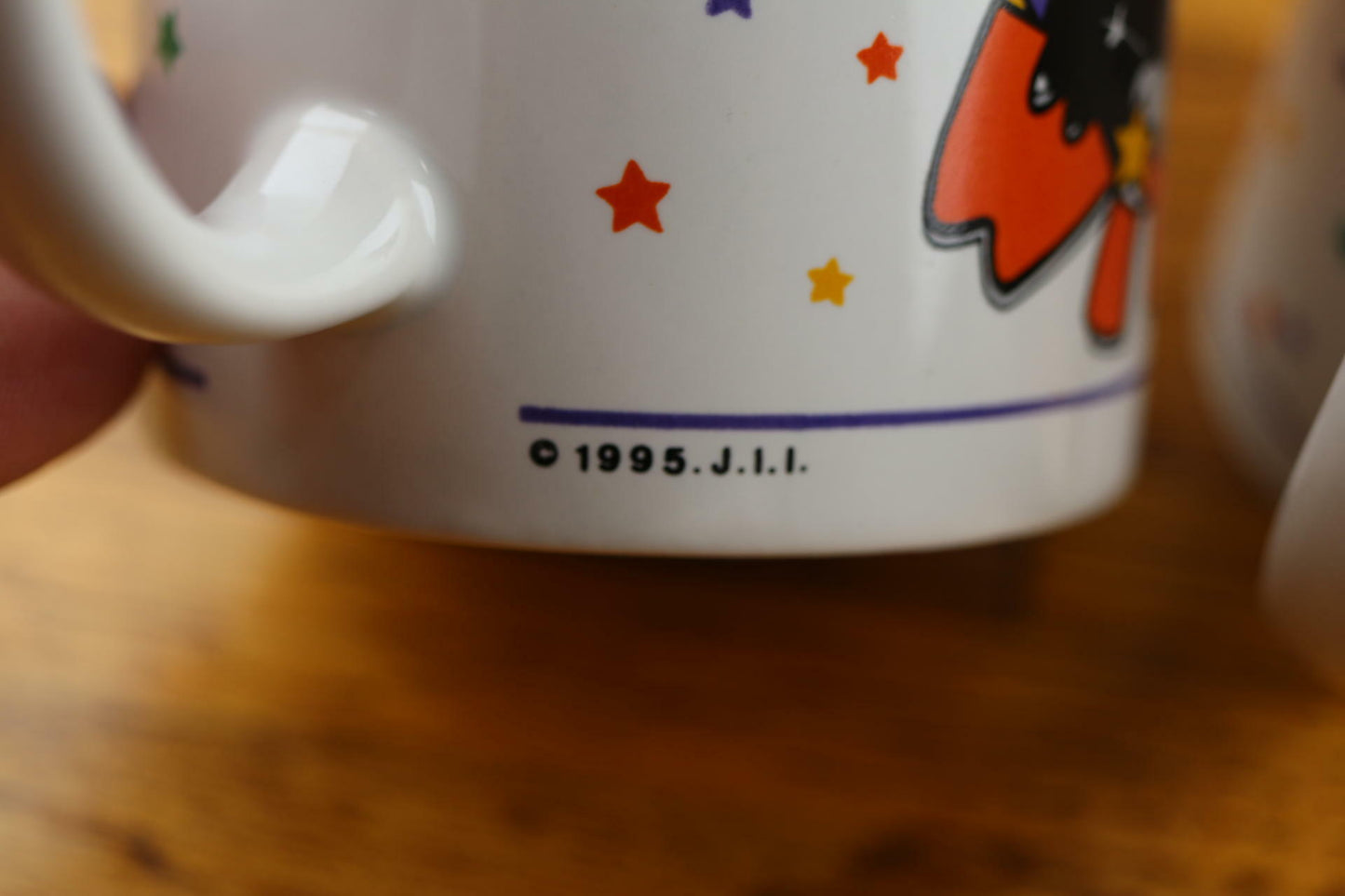 Set of 2 Coffee Mugs Halloween Vintage 1995 Life's A Witch - Witch and Famous