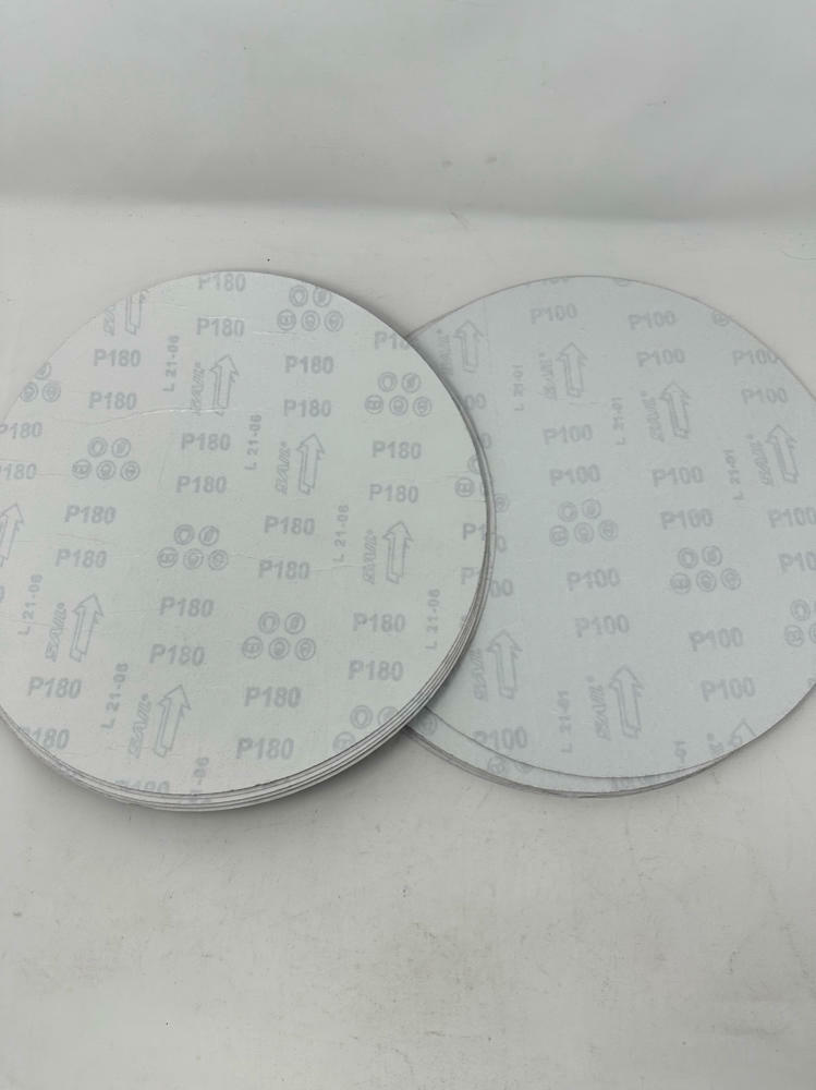 16 CT PSA Sanding Discs,12-inch Self Stick Adhesive Back Sandpaper100/180 Grits