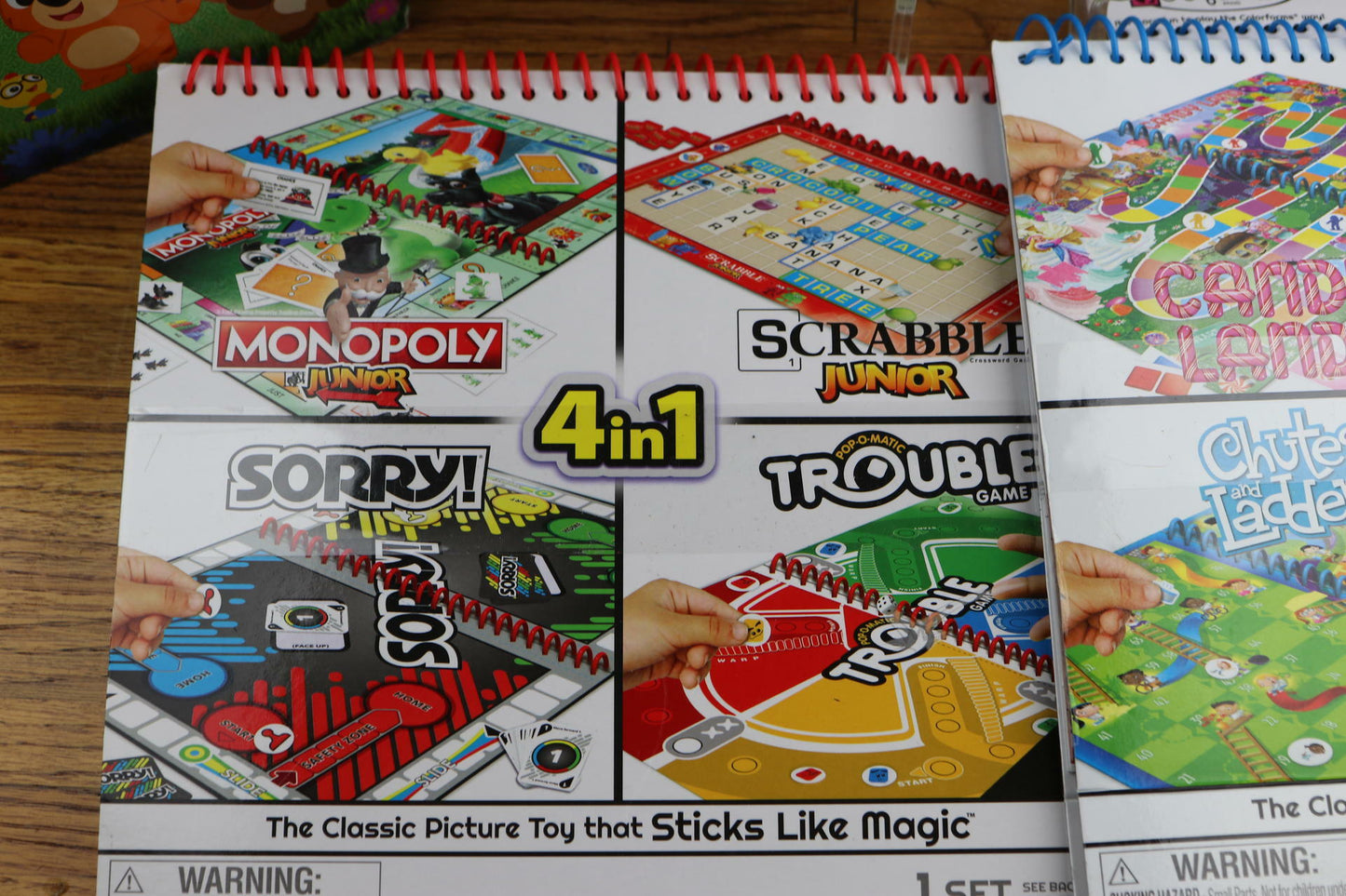 Child Kid Activity Books and Games Lot Baby einstein wood puzzle 8 board games