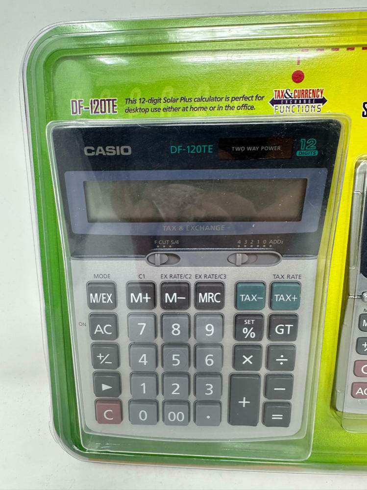 Casio Calculator the Unexpected extra DF-120TE/SL-200TE/HS-8V