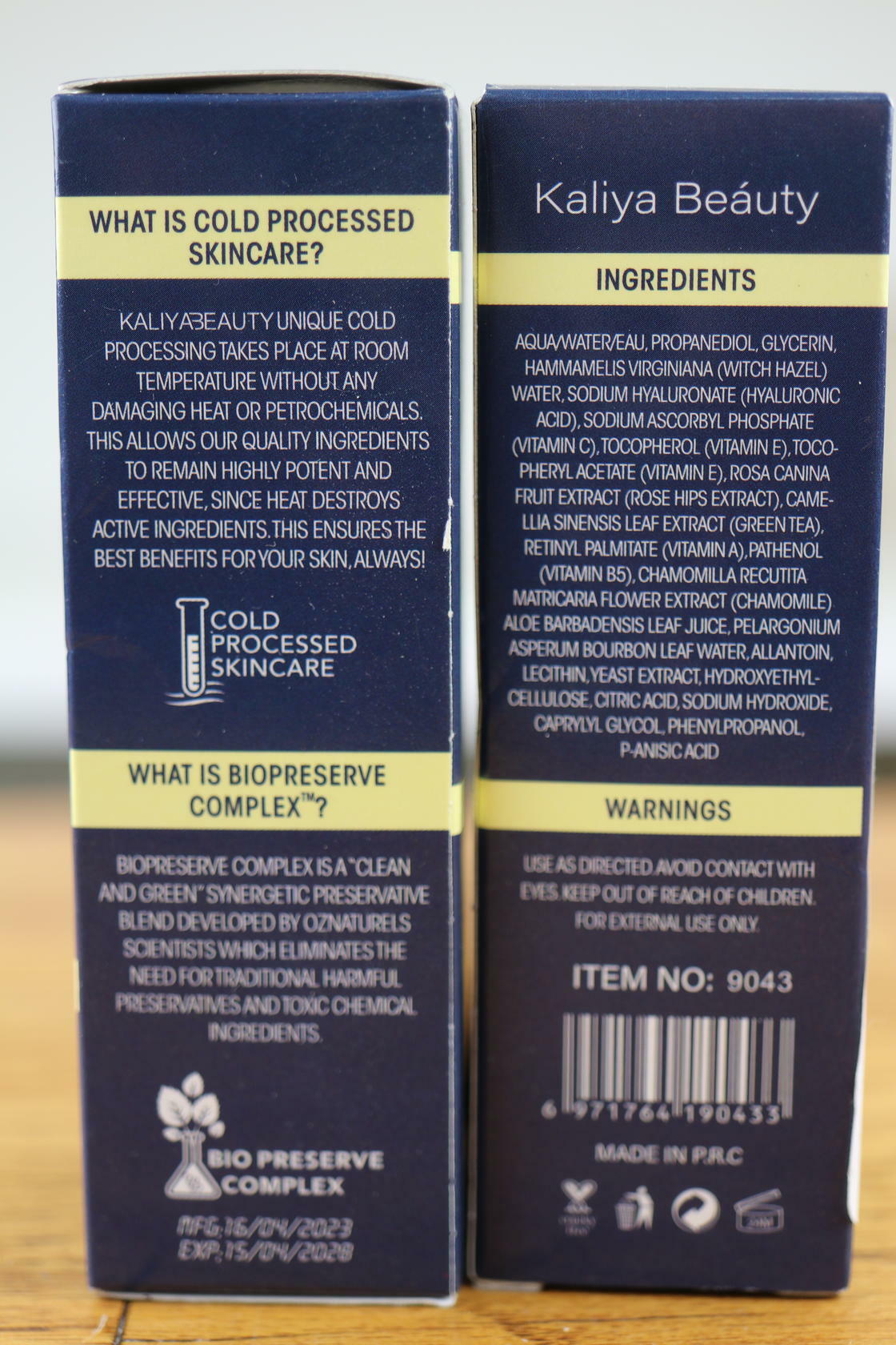 2 pk Kaliya Beauty Essential Oil for Men's Beards 100% Natural Pure Ingredients