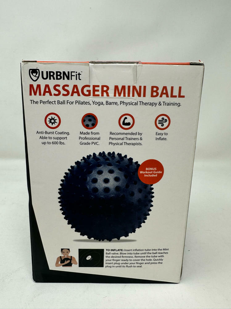 Mini Bender & Massager Ball for Back Pain with Workout Guide