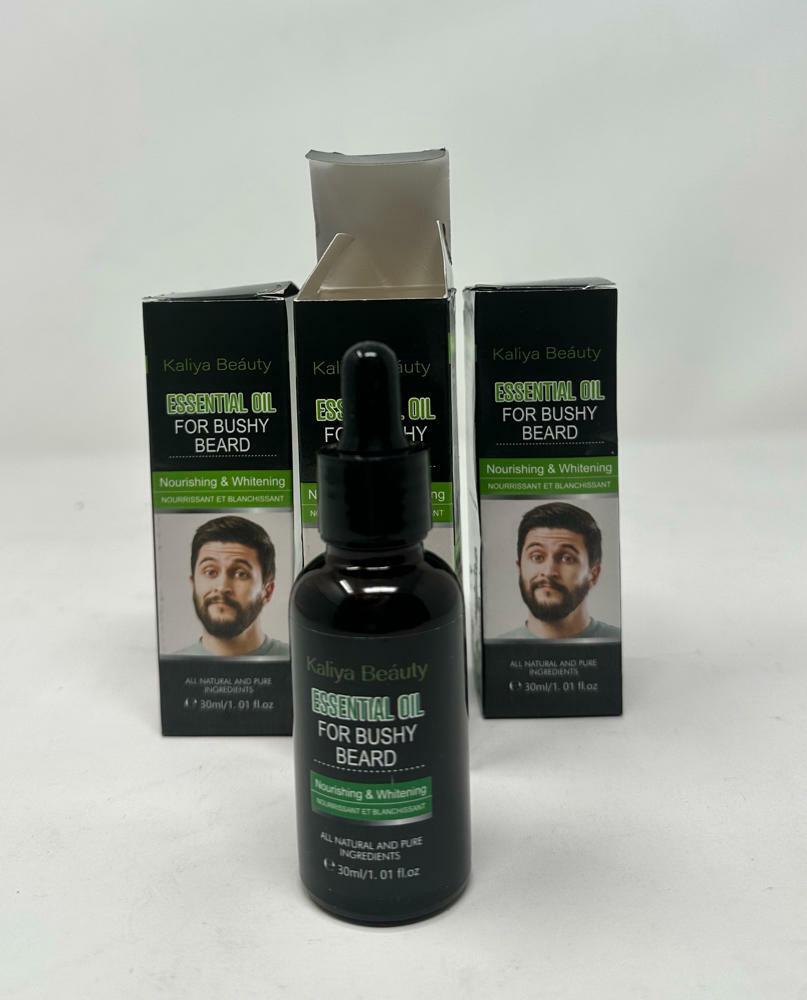 3 Pack Kaliya Beauty Essential Oil Men's Bushy Beards 100% Natural Ingredients