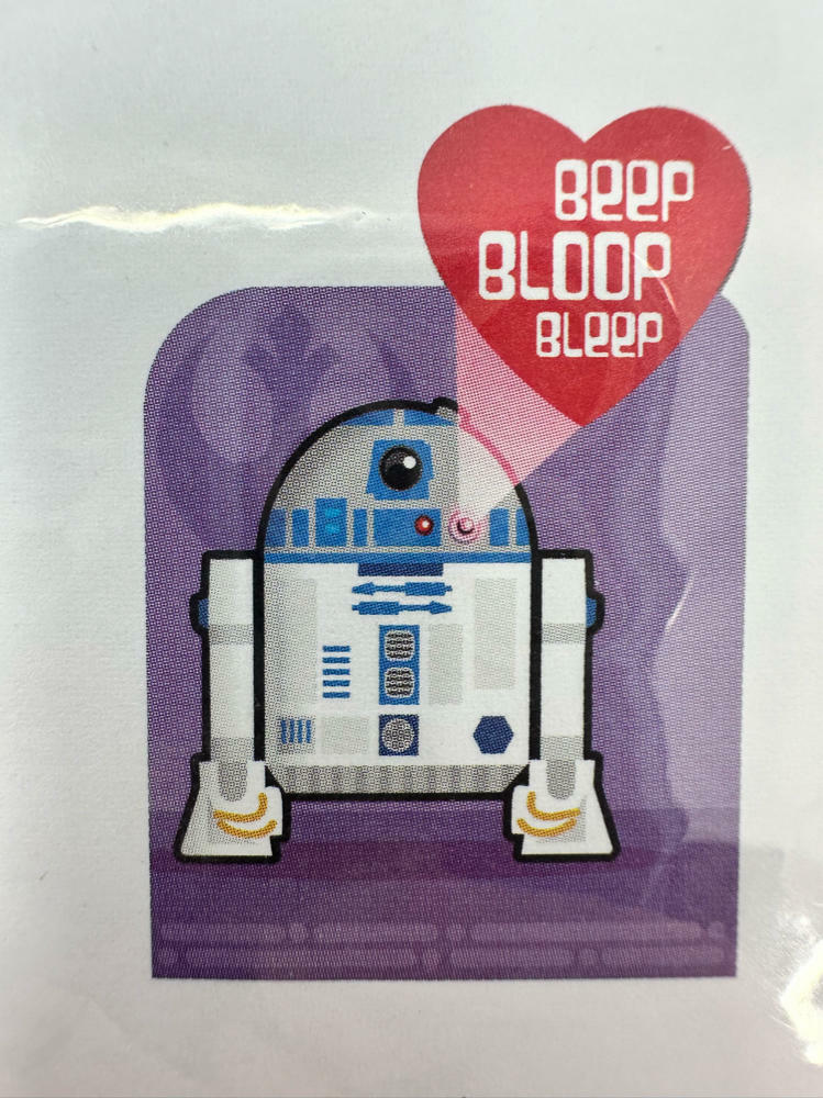 Star Wars Valentines Day Cards Darth Vader/R2-D2 (36 Cards with Envelopes)