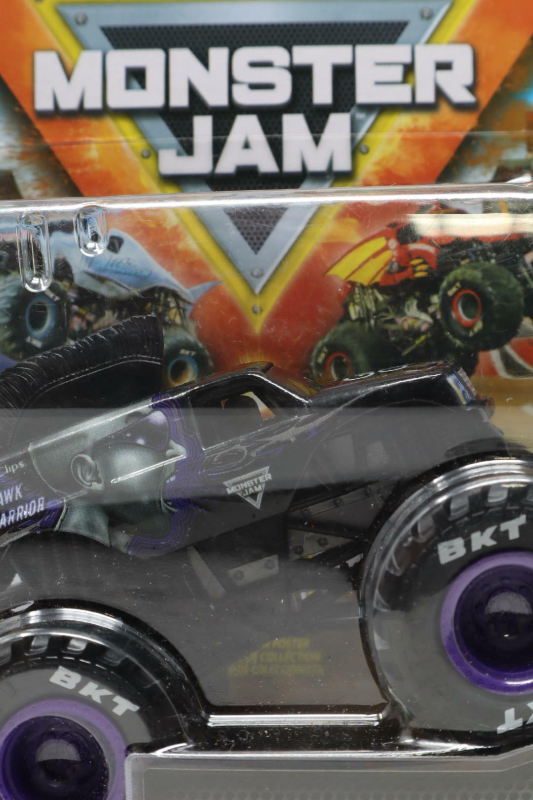 Monster Jam, Official Mohawk Warrior Monster Truck, Die-Cast Vehicle, 1:64 Scale, Kids Toys for Boys Ages 3 and up