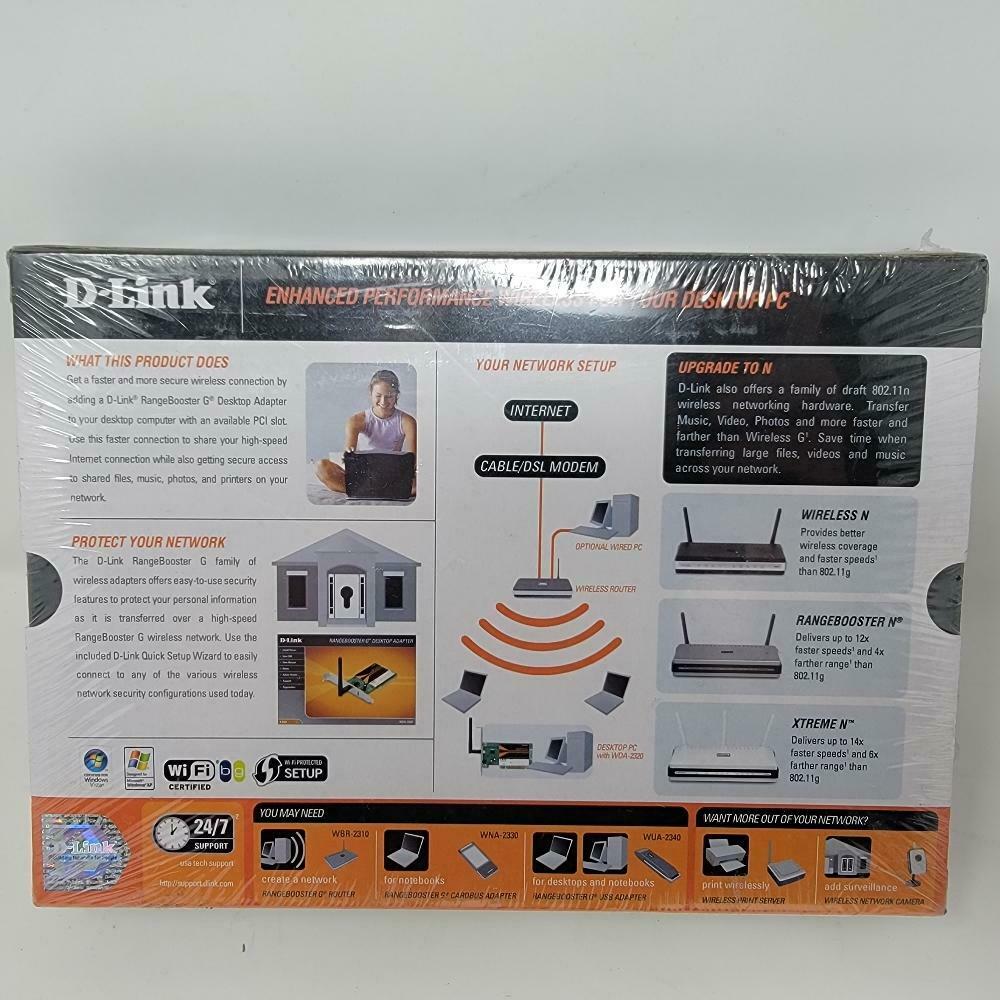 D-Link RangeBooster G WDA-2320 Wireless Desktop Adapter