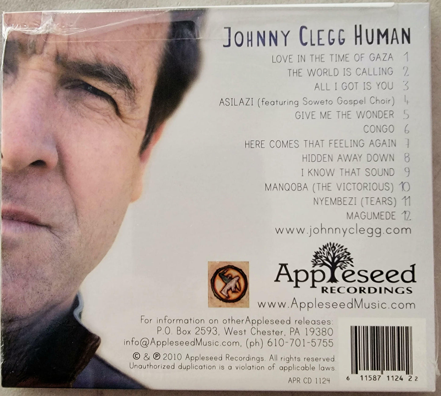 Johnny Clegg Human Music CD
