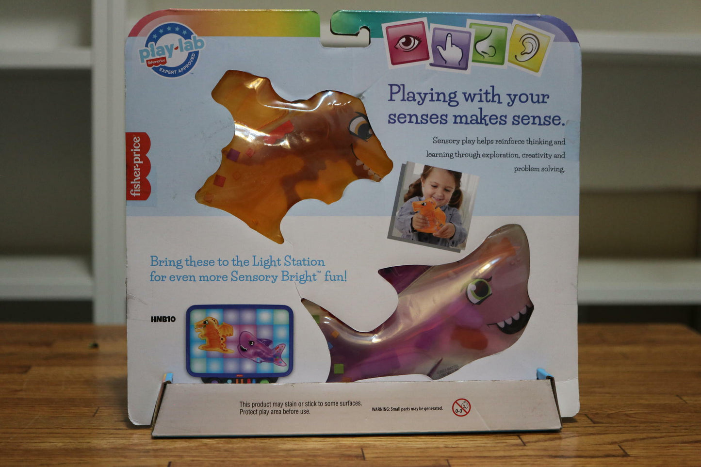 Fisher-Price Sensory Bright Shark & Dragon Squeeze ‘n Sniffs Scented Goo Animals